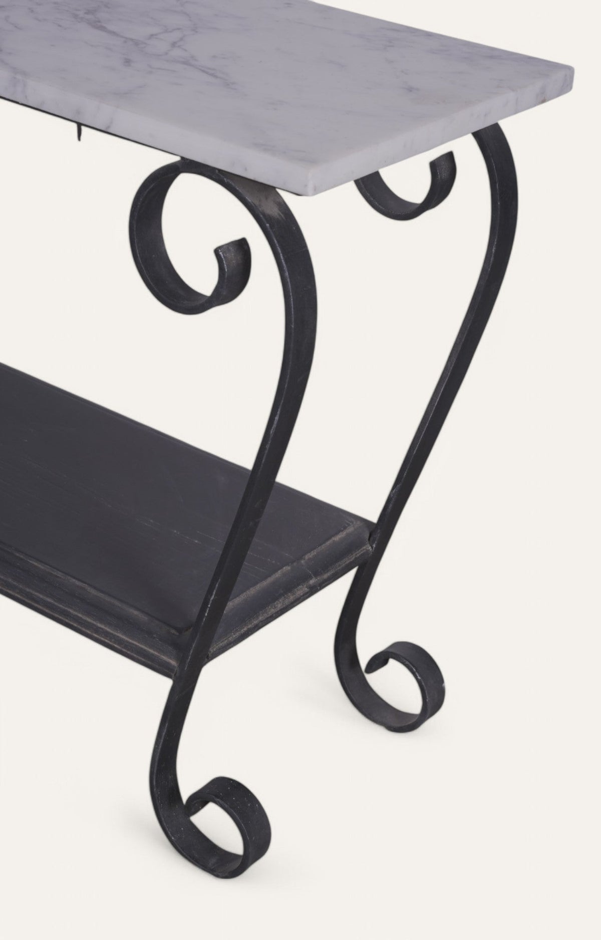 Side Table with Lower Shelf