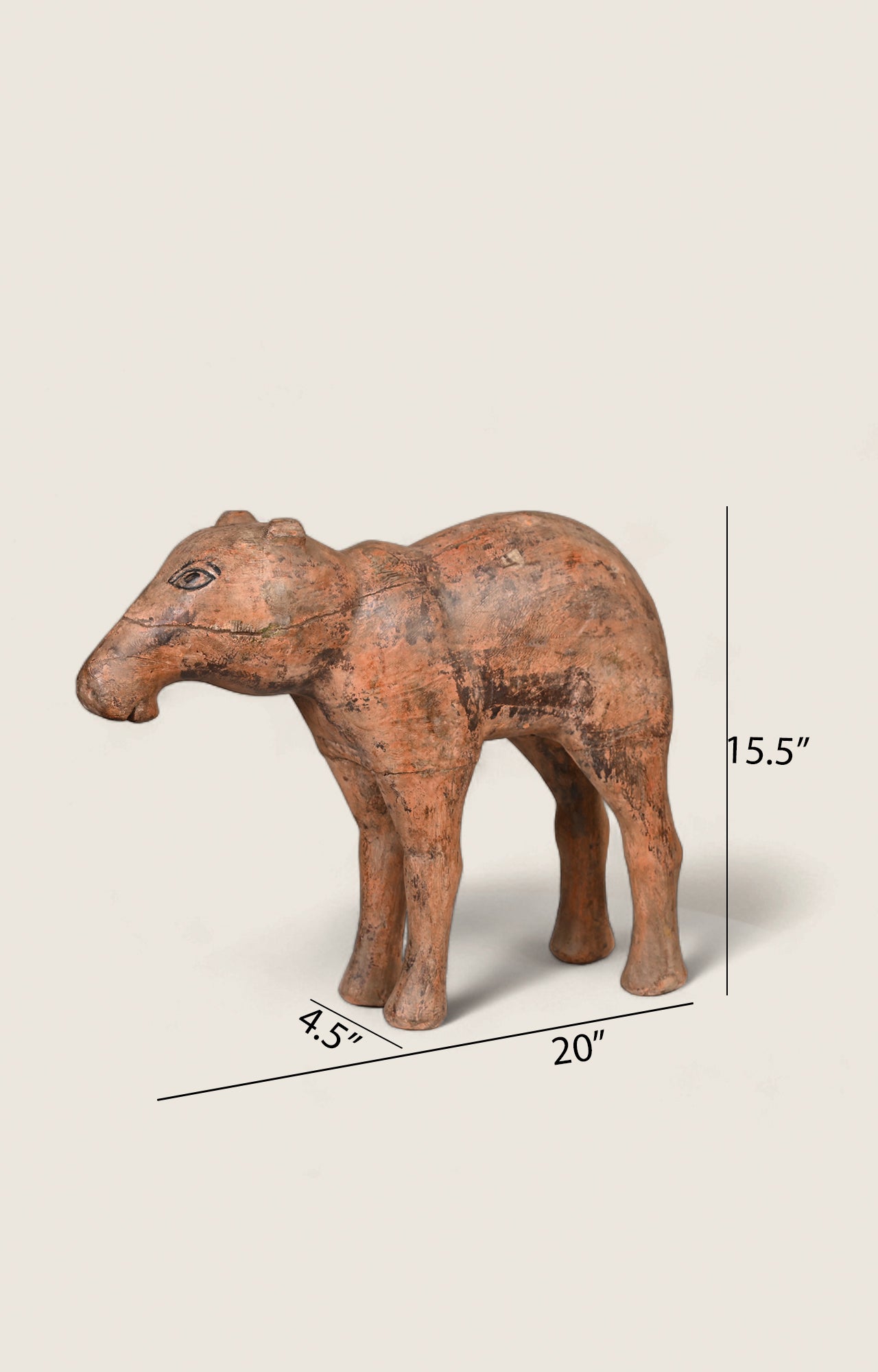 Steed of Man Wooden Animal Figurine