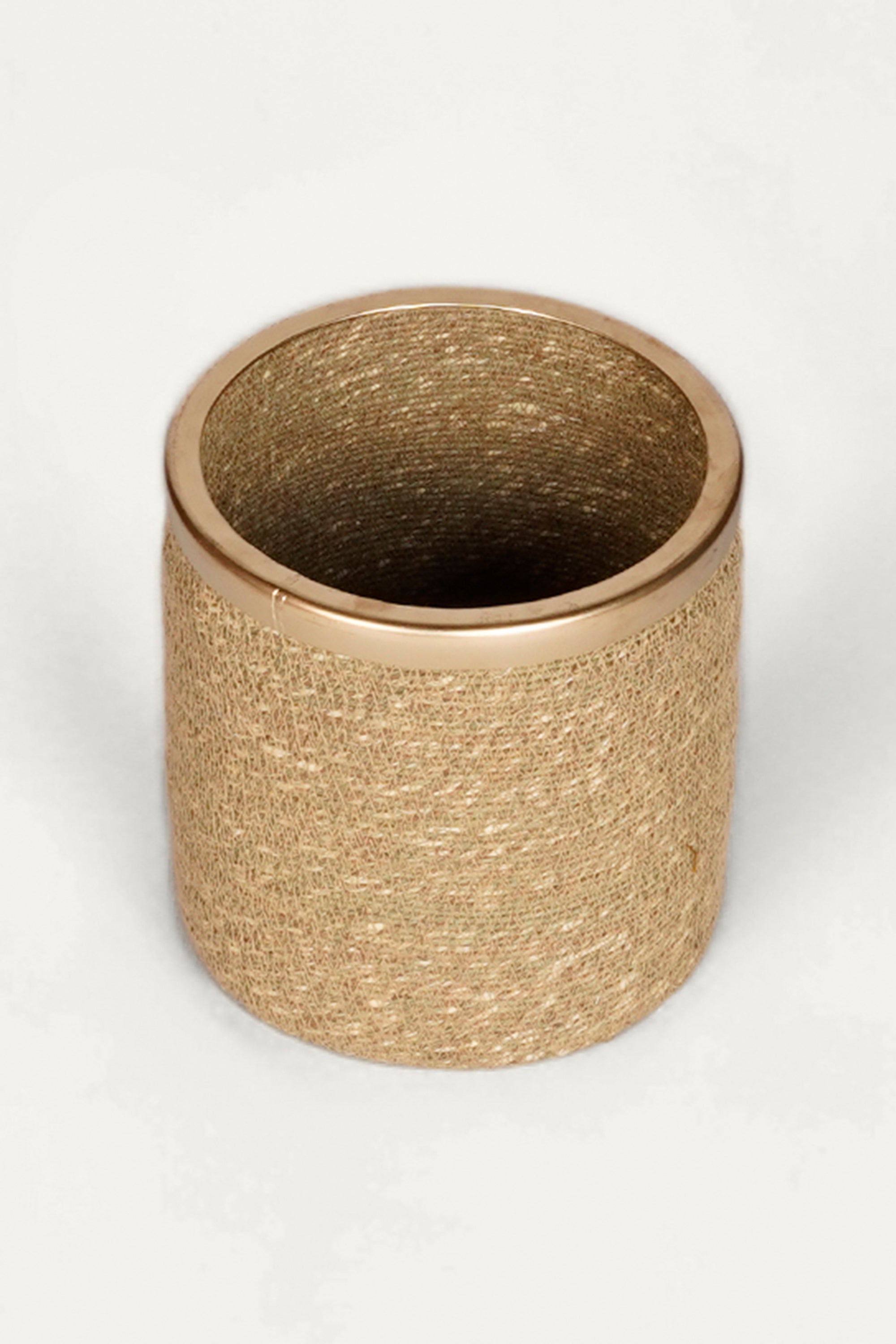 Small Seagrass Basket with Metal Rim