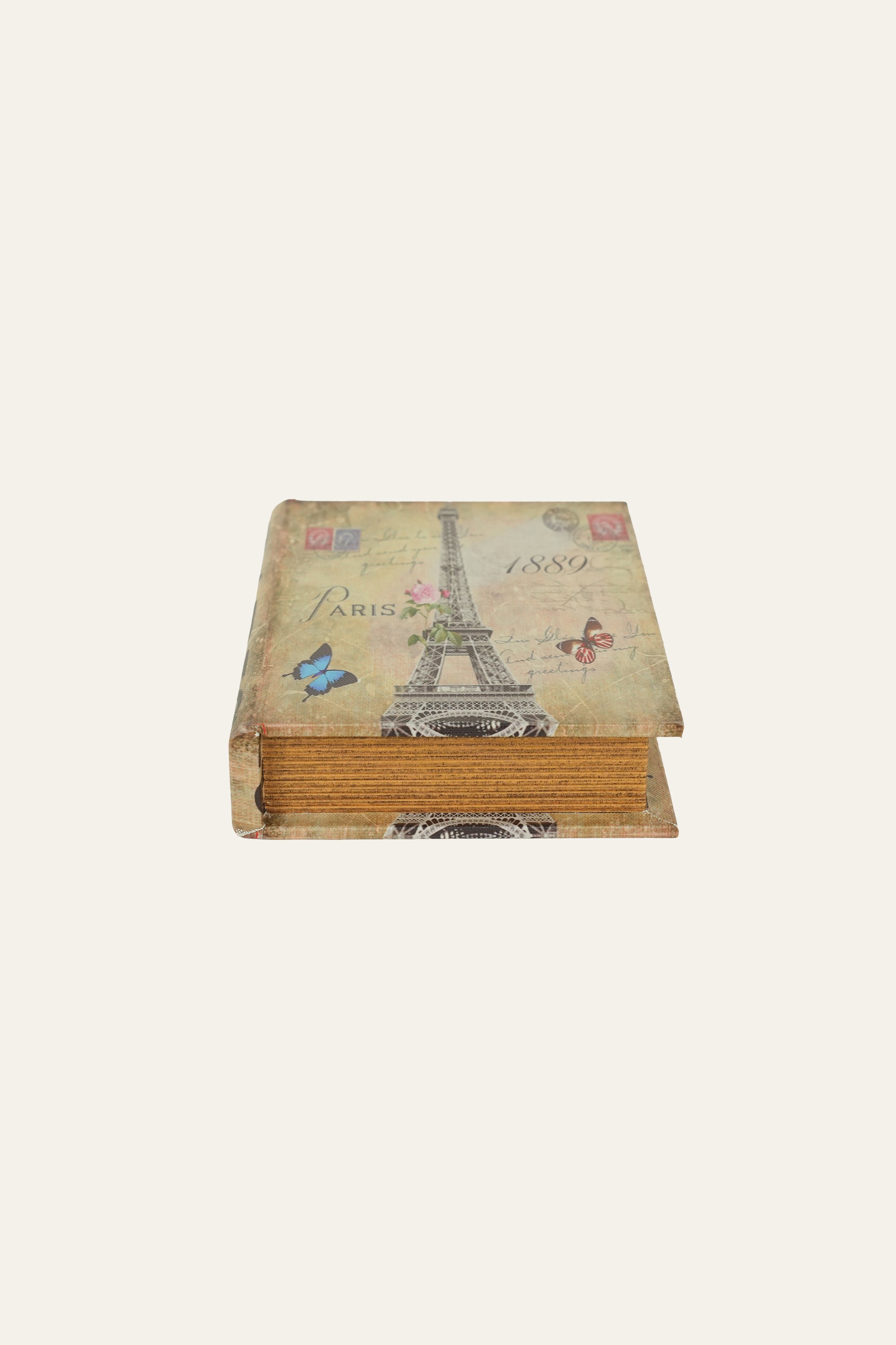 Small decorative book box for home décor
