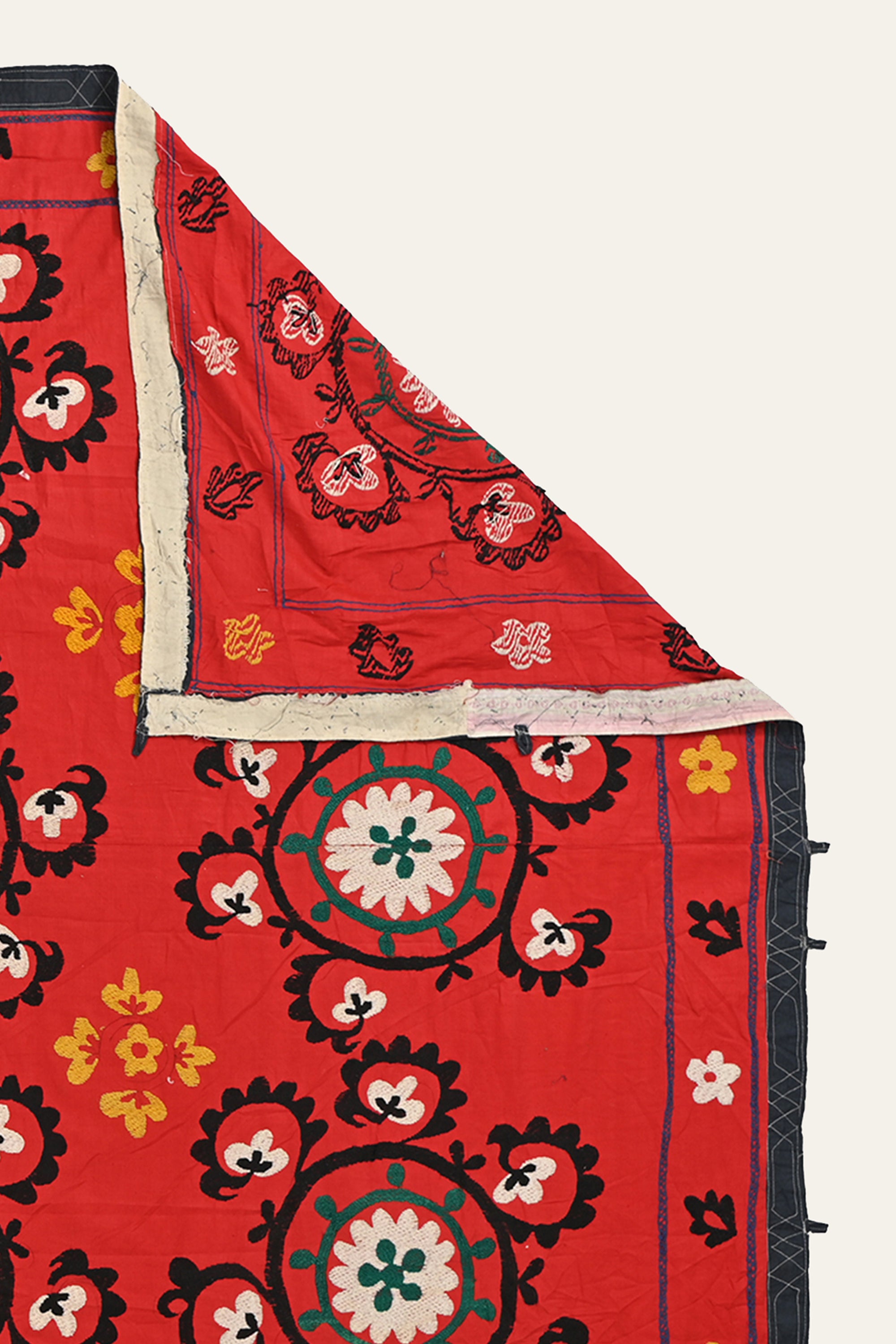 Suzani wall art for luxury vintage