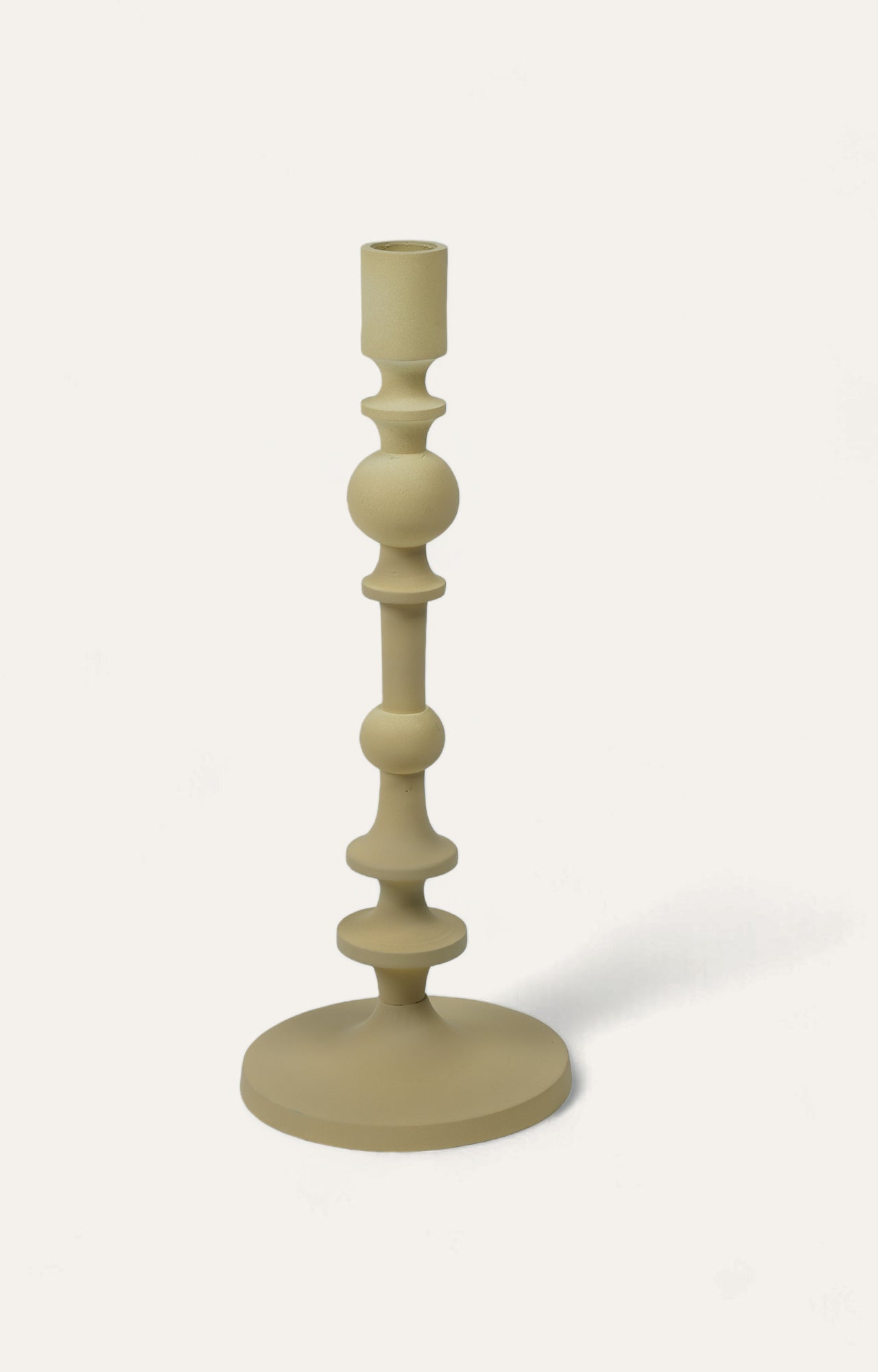 Decorative Khaki Candle Stand