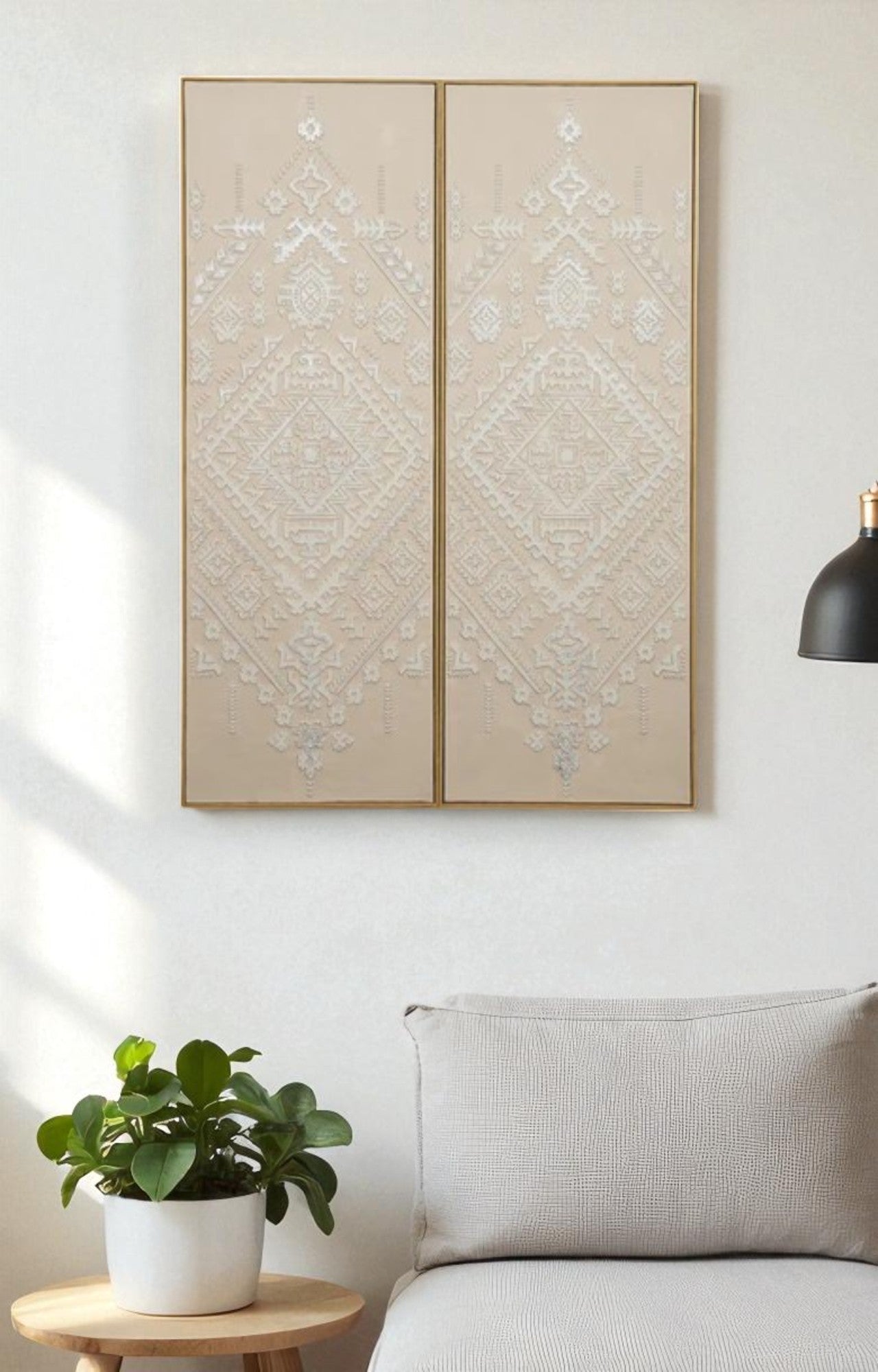 Worli 3D Art Relief Set of 2