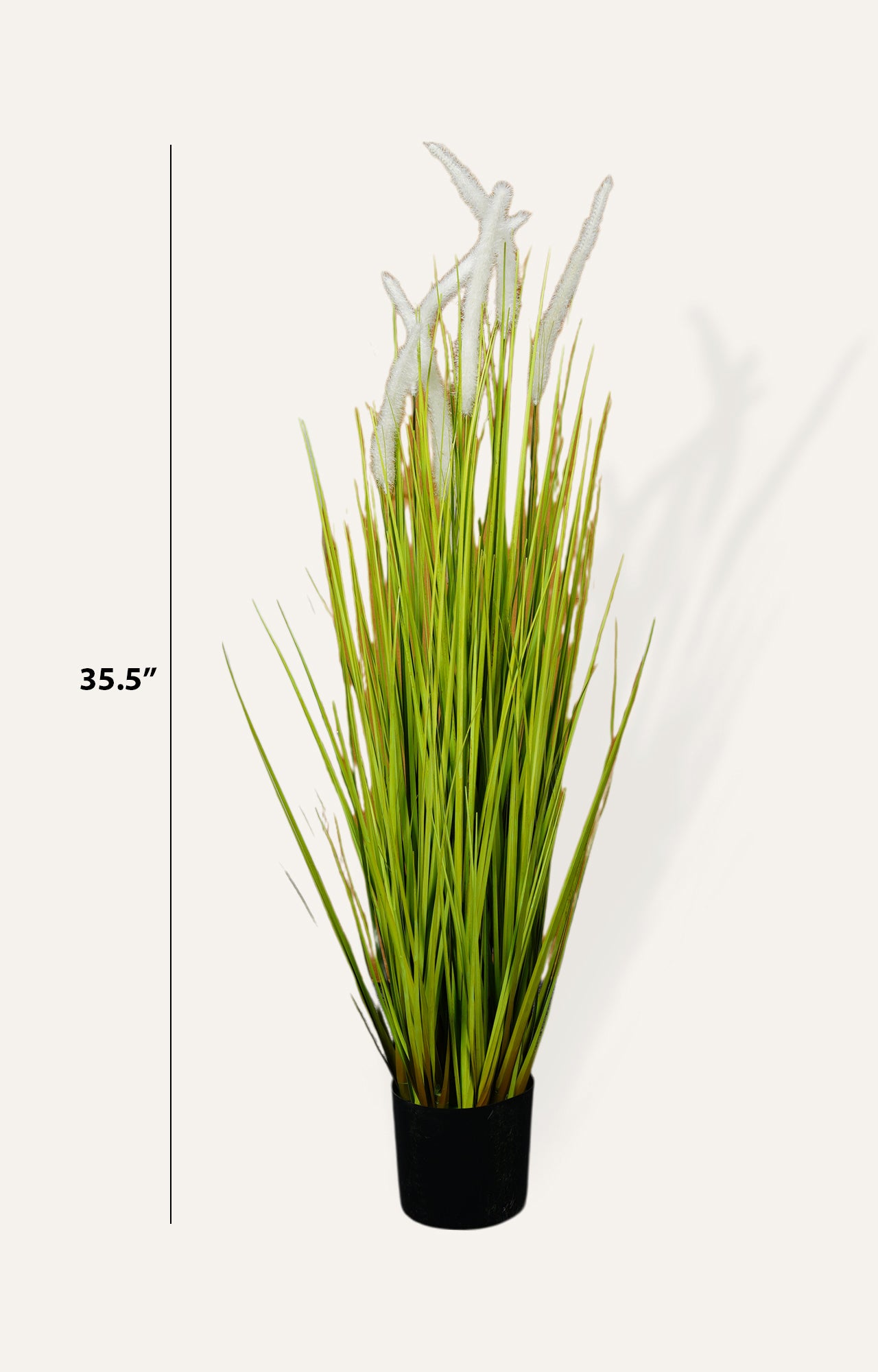Artificial plant with green leaves