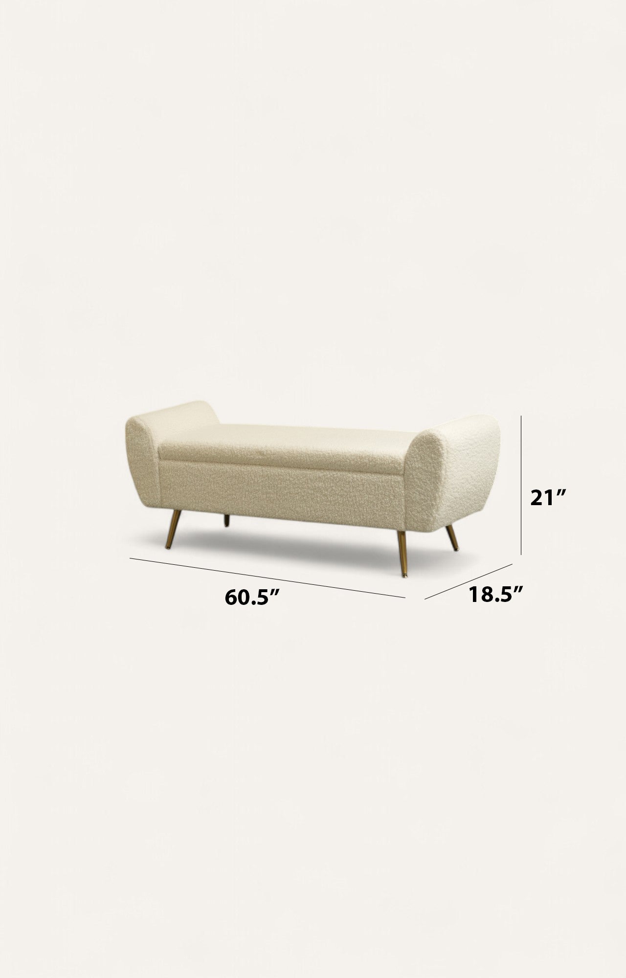 Beige bench 