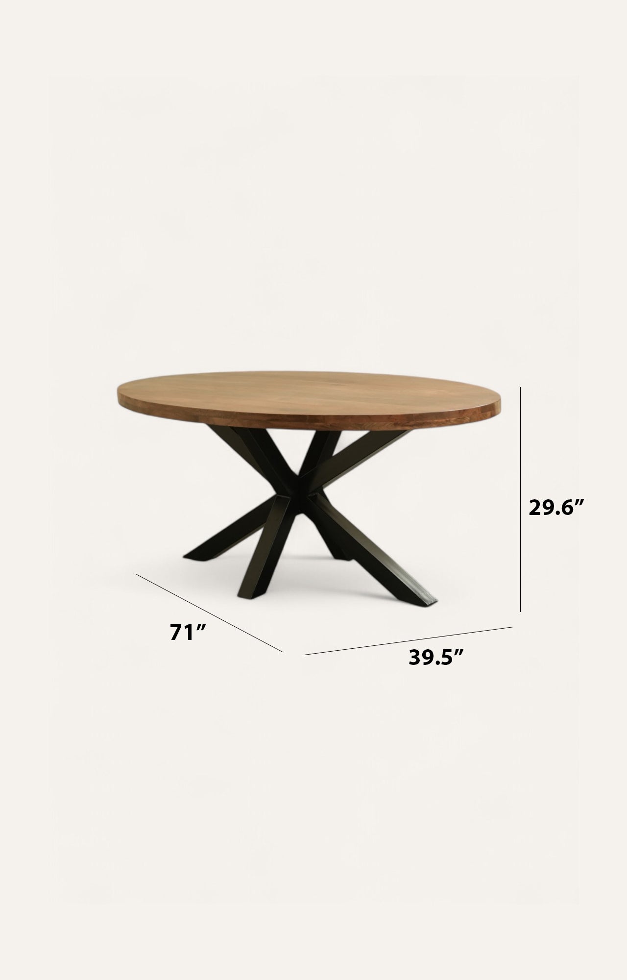 Dining Table with Iron