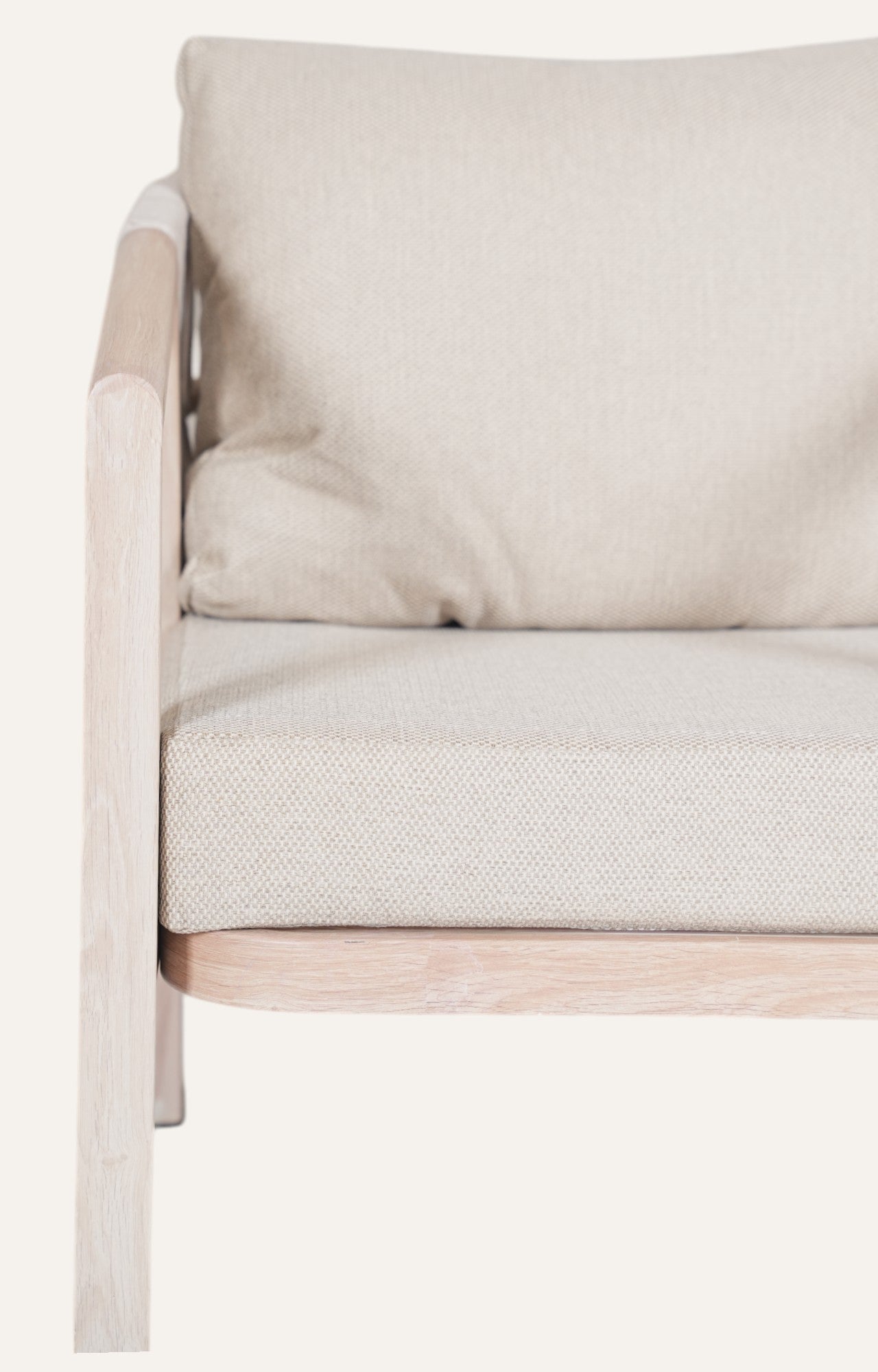 Armchair with Braided Nylon Ropes