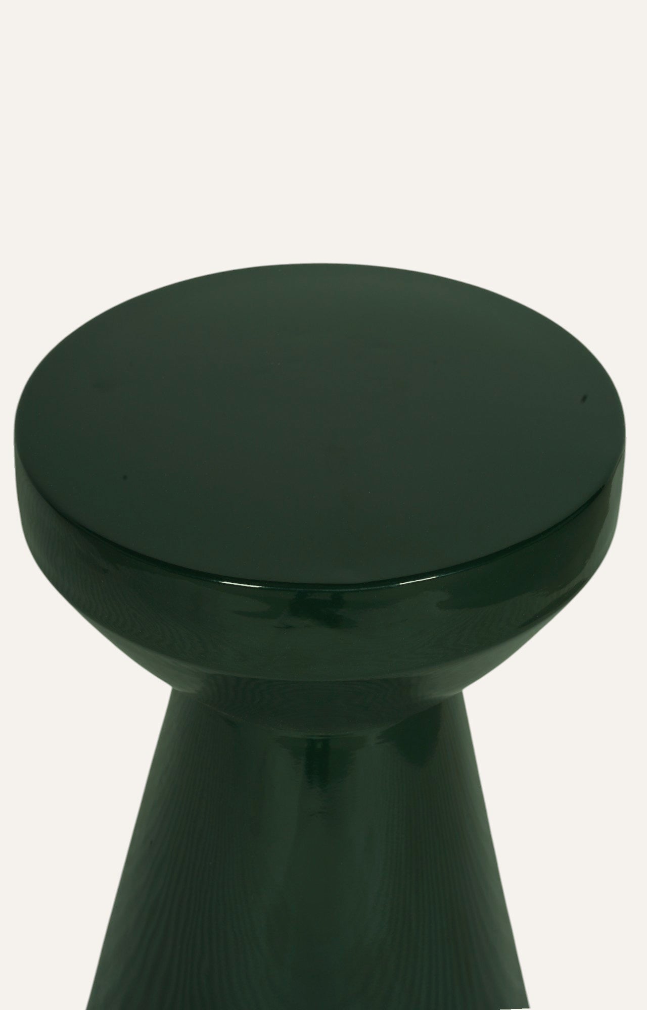 Dark green stool 