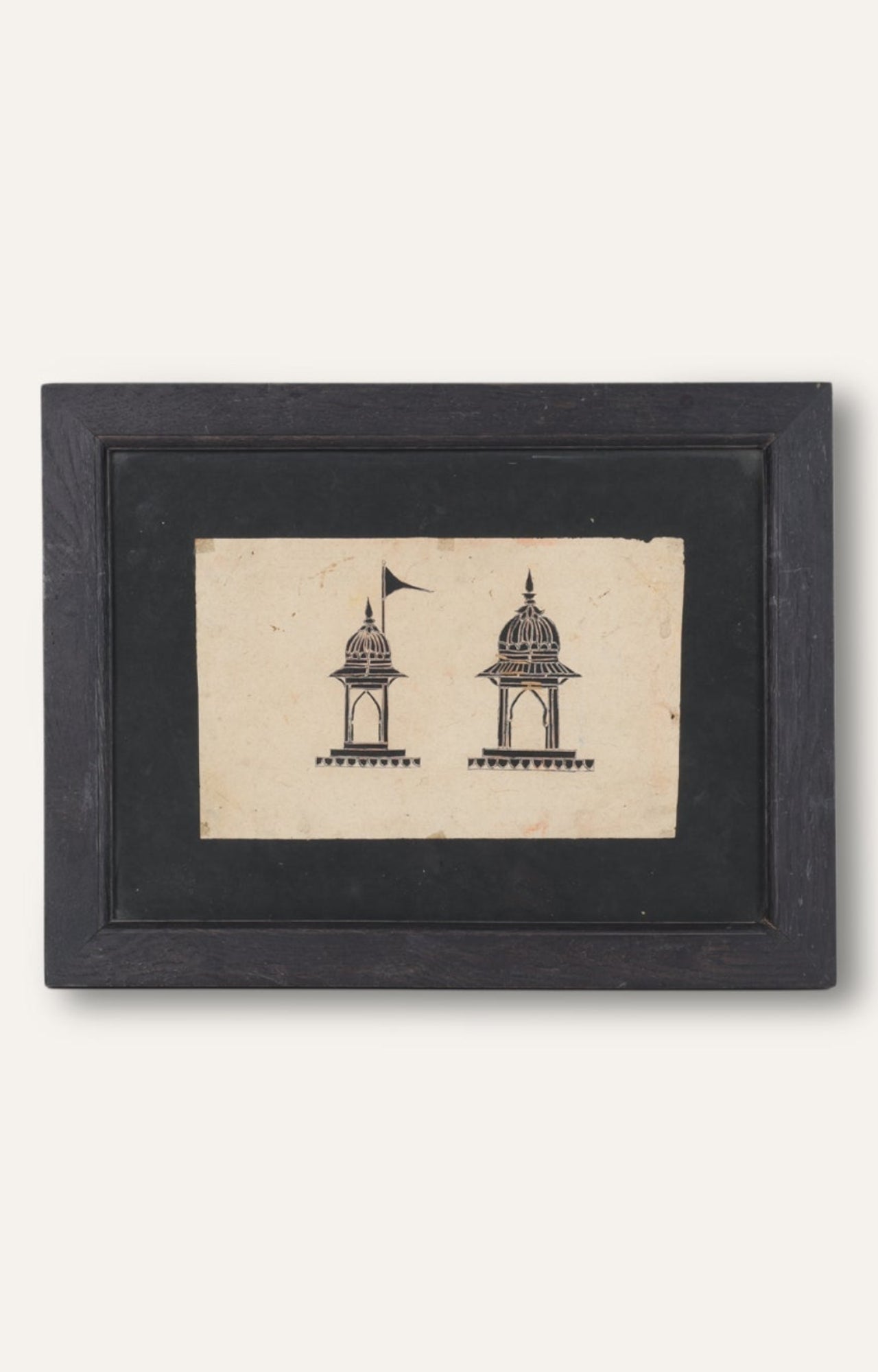 Temple Stencil Art (Framed)
