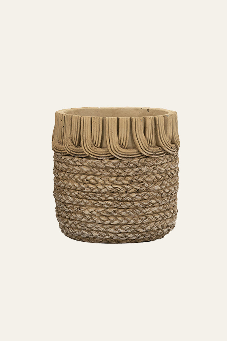 Textured Cement Planter