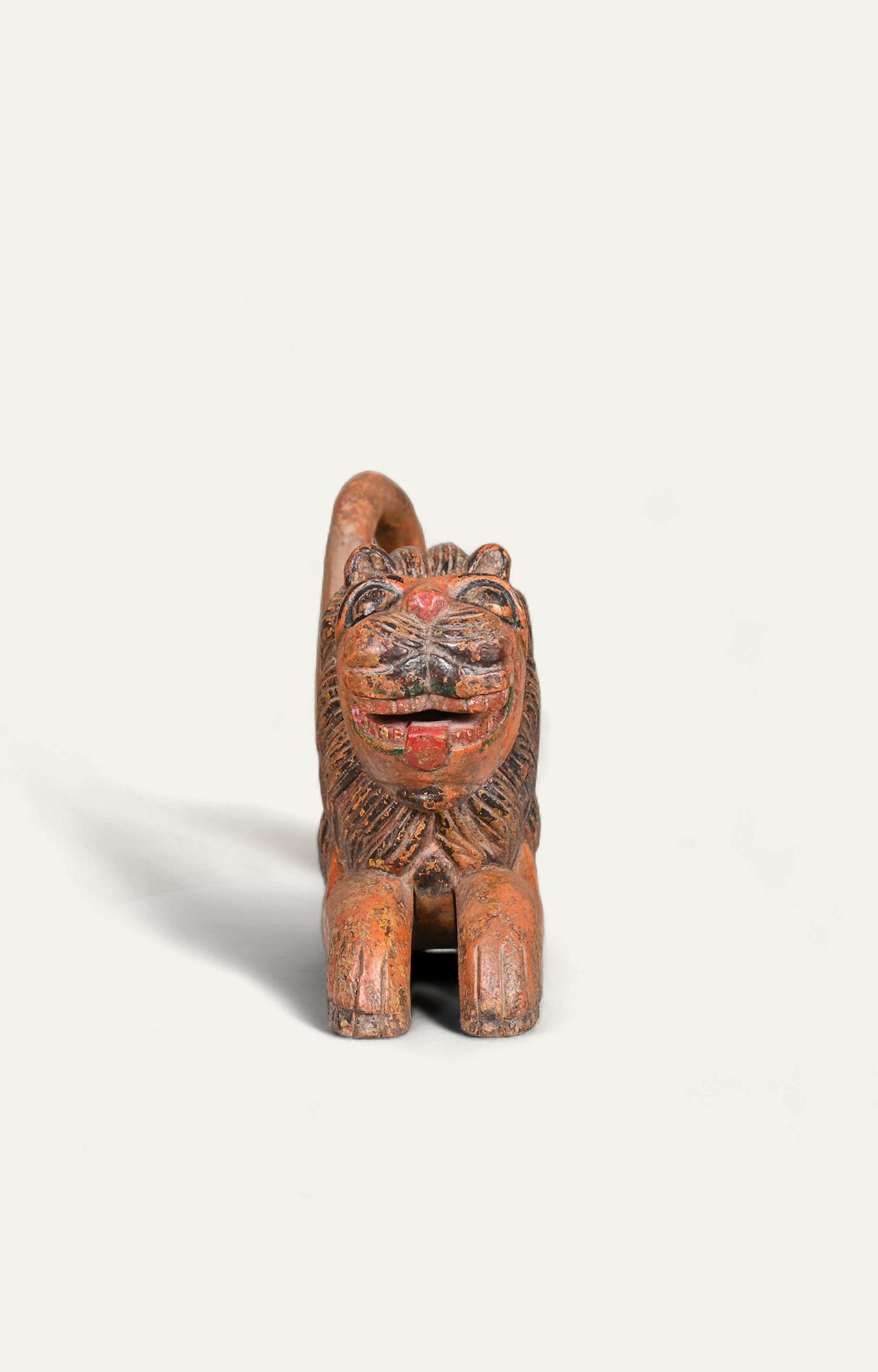 The King Protects Wooden Animal Figurine_3