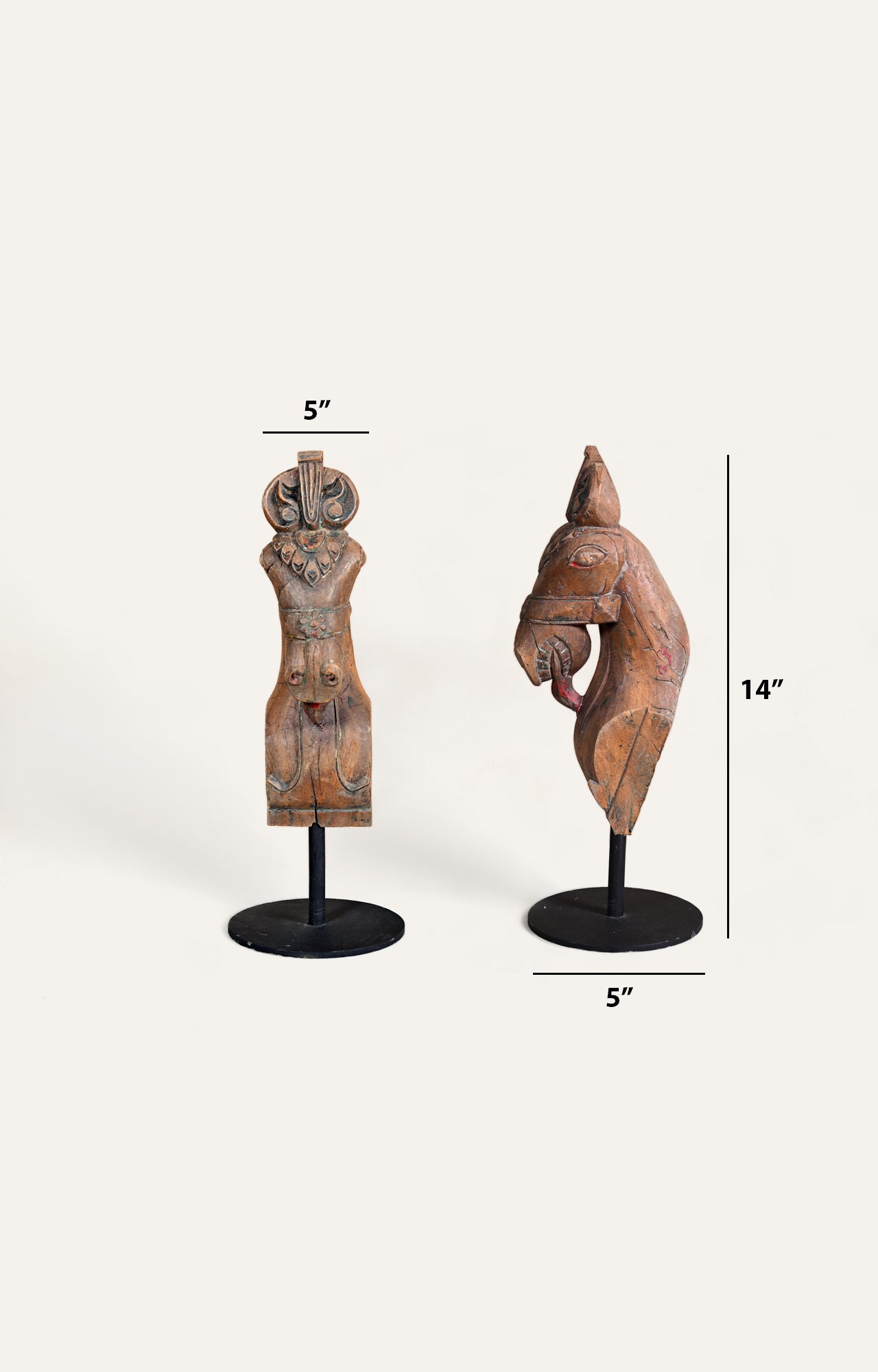 The King's Horse Wooden Home Décor_size