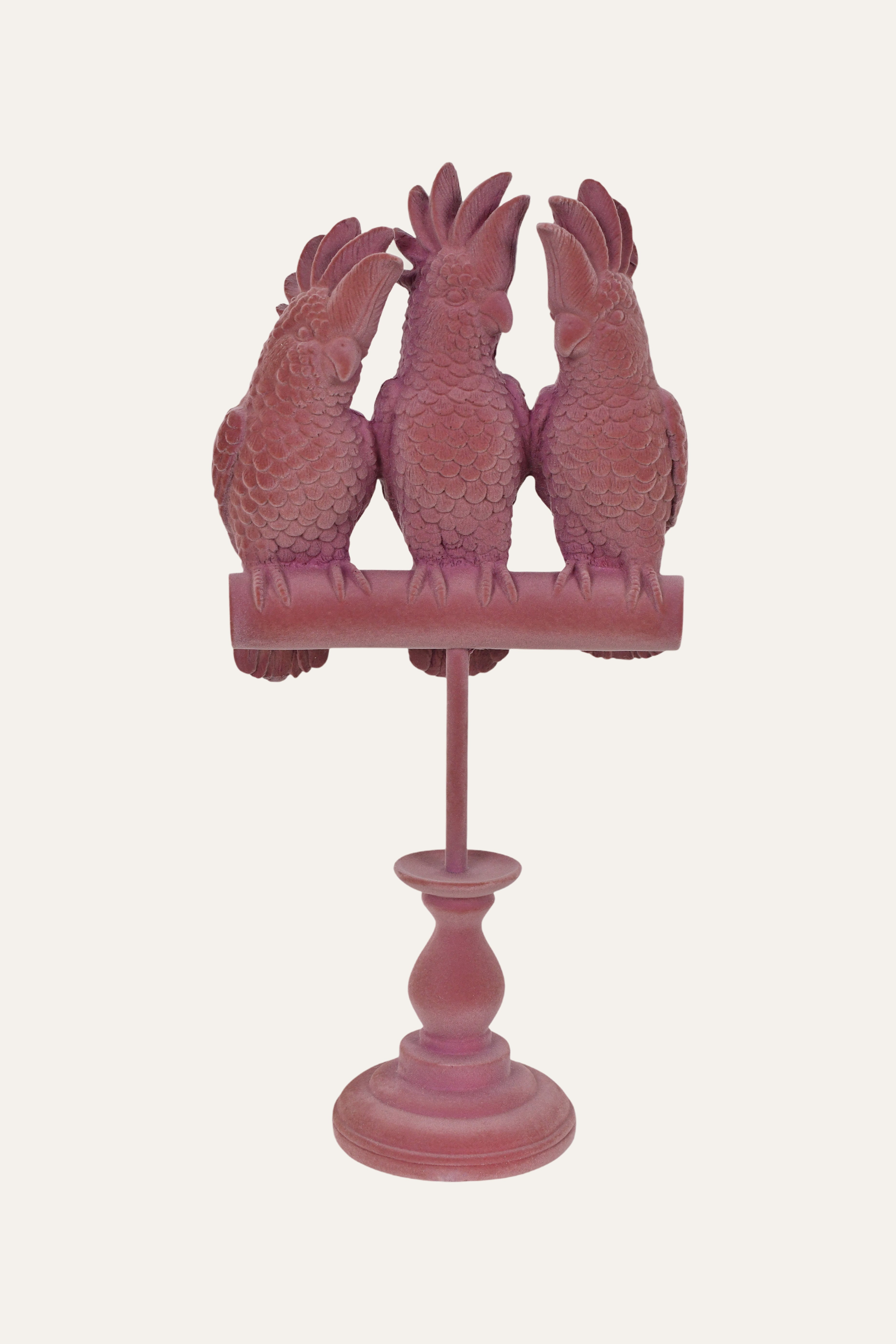 Three Cockatoos Decorative Sculpture