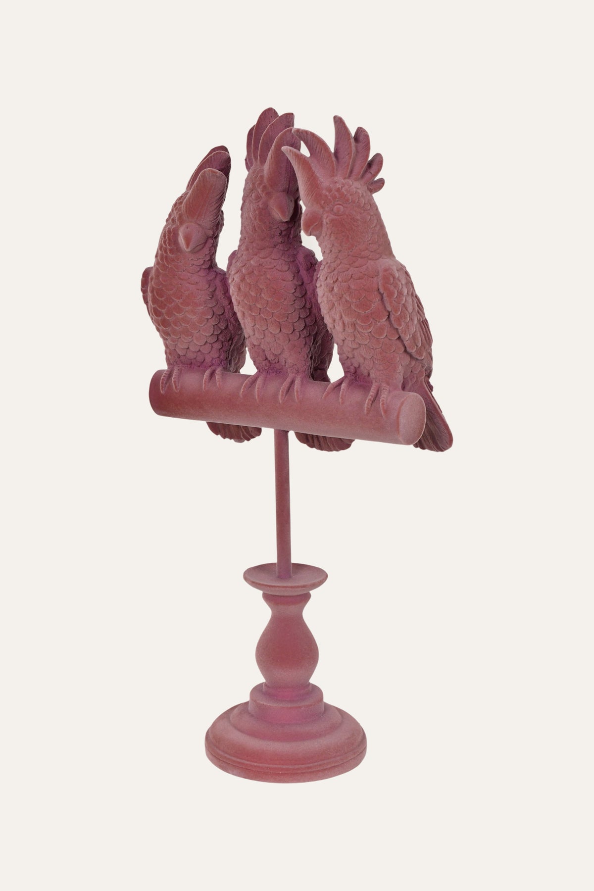 Three cockatoos decorative sculpture for home