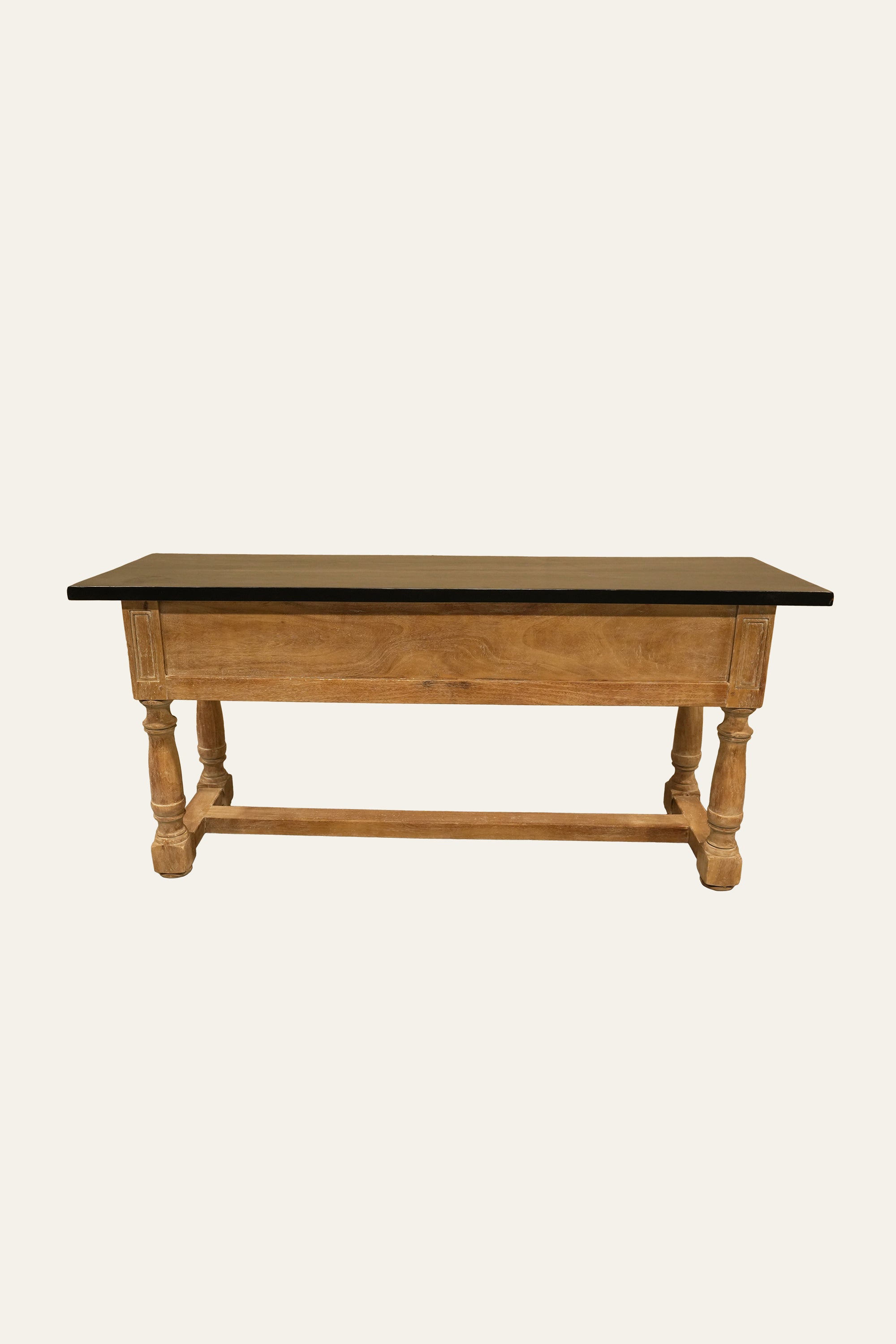 Traditional wooden console table for living room