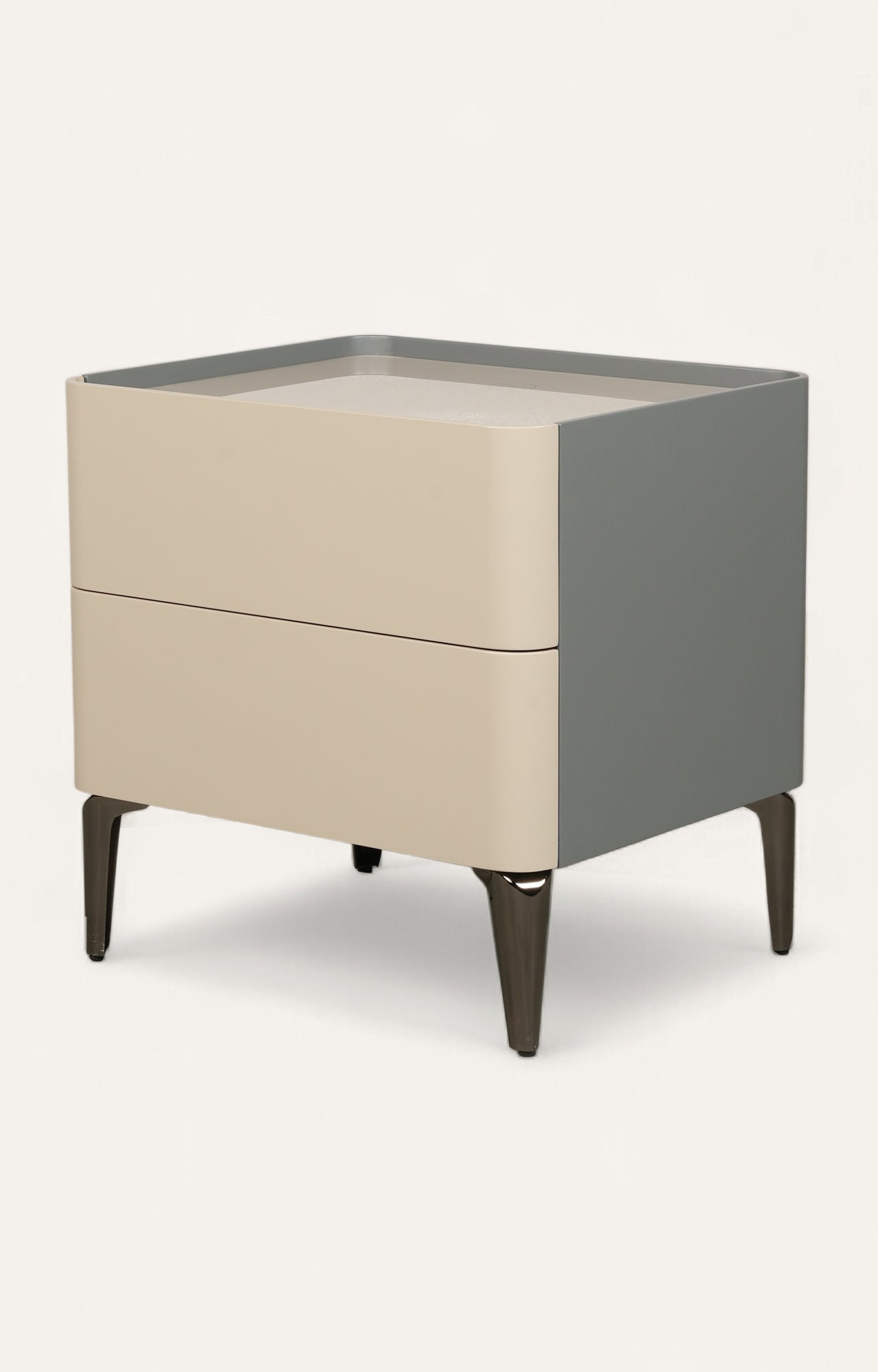 Two-Tone Modern Nightstand