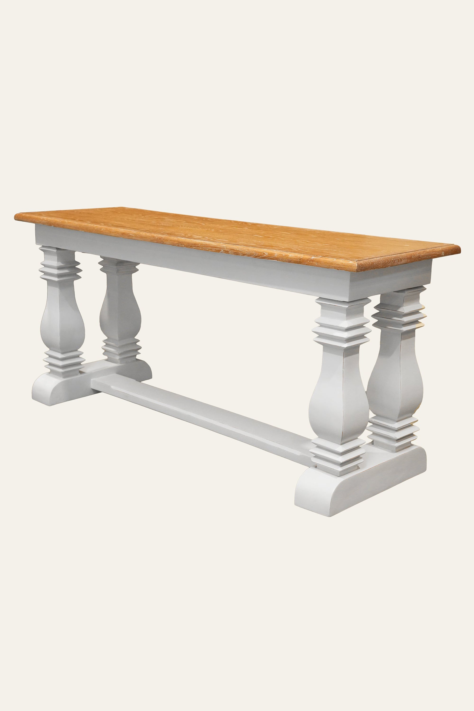 Two-Tone Wooden Console Table