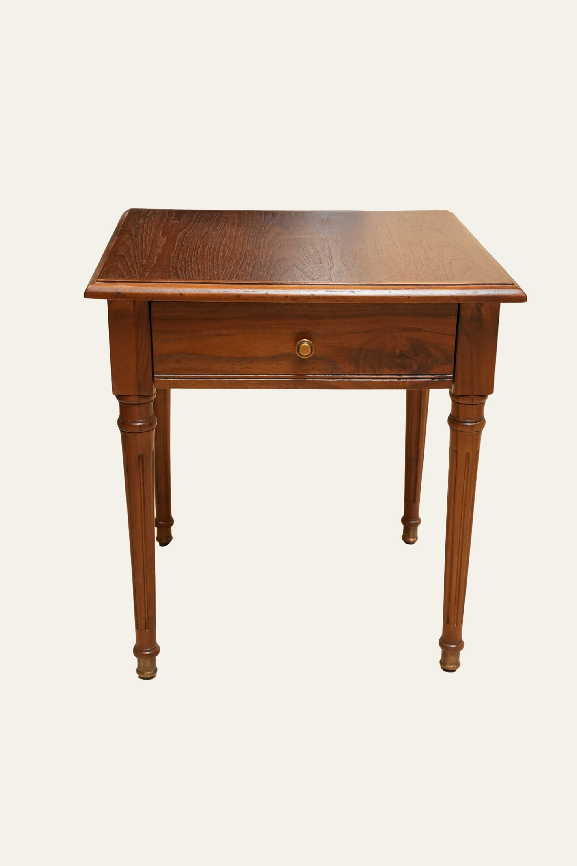 Compact Wooden Bedside Table with Storage Drawer