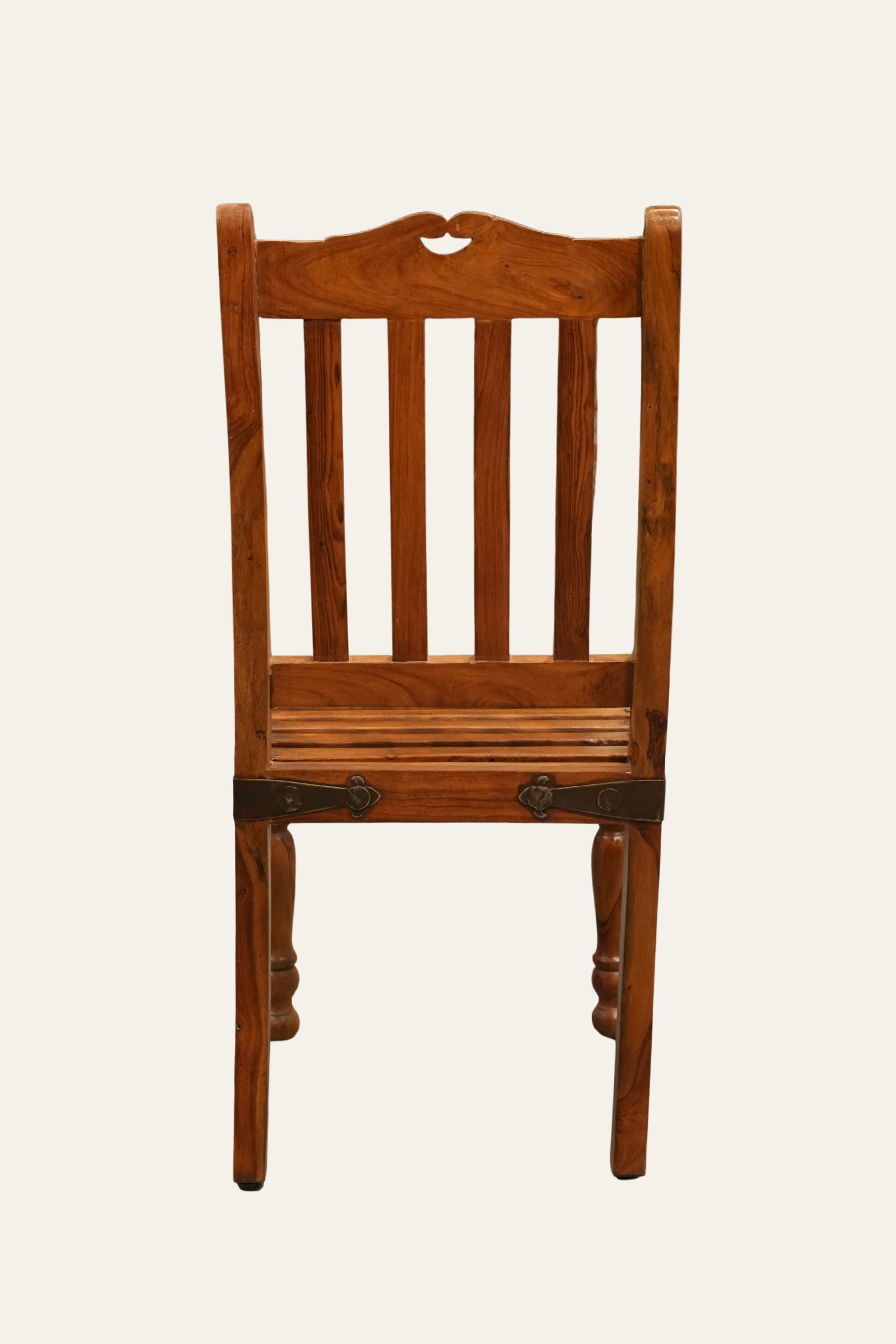 Rajasthani Style Bone Inlay Dining Chair in Solid Wood