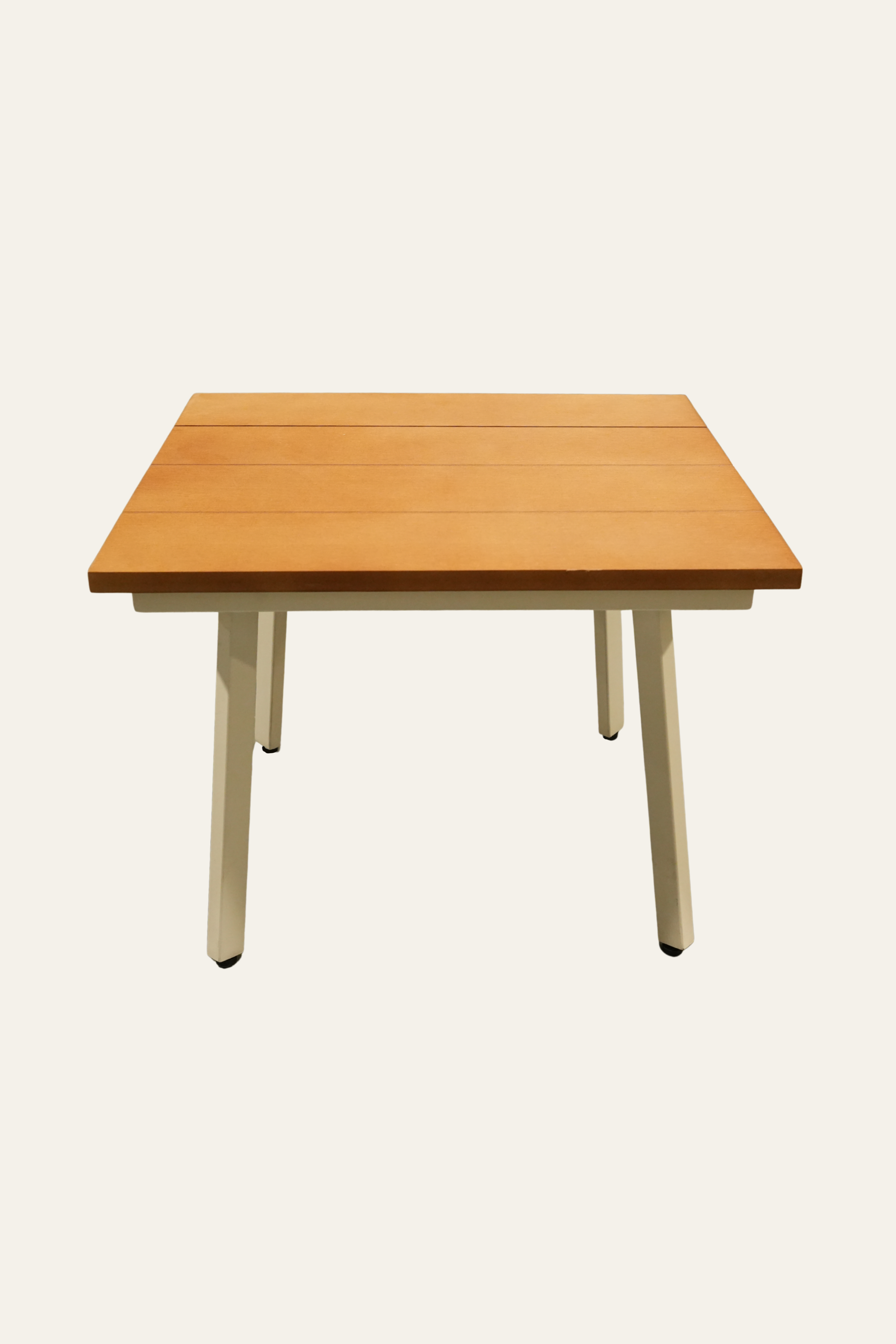 Dual Toned Metal Side Table for Sofa Corners