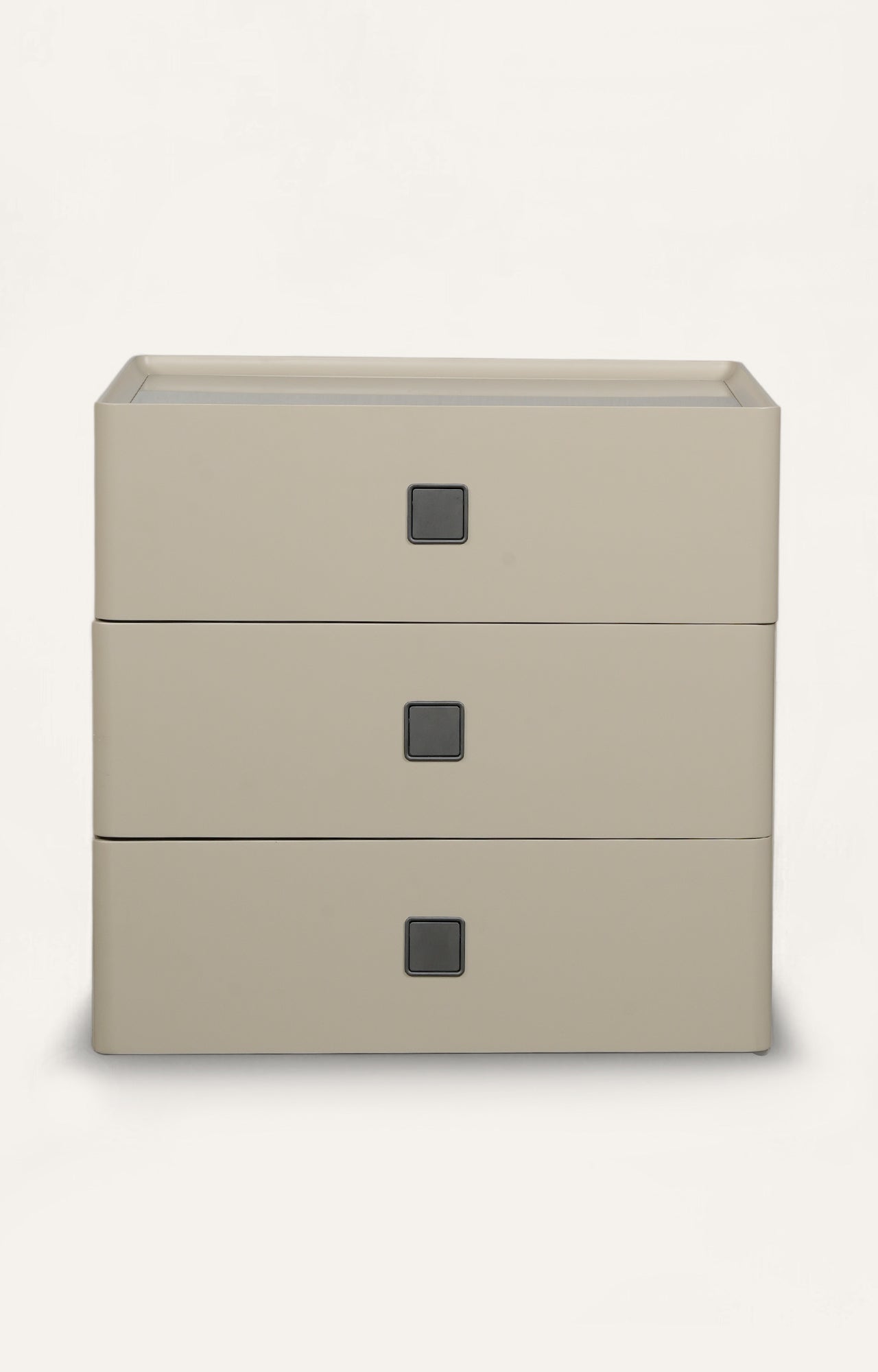 Beige storage unit 