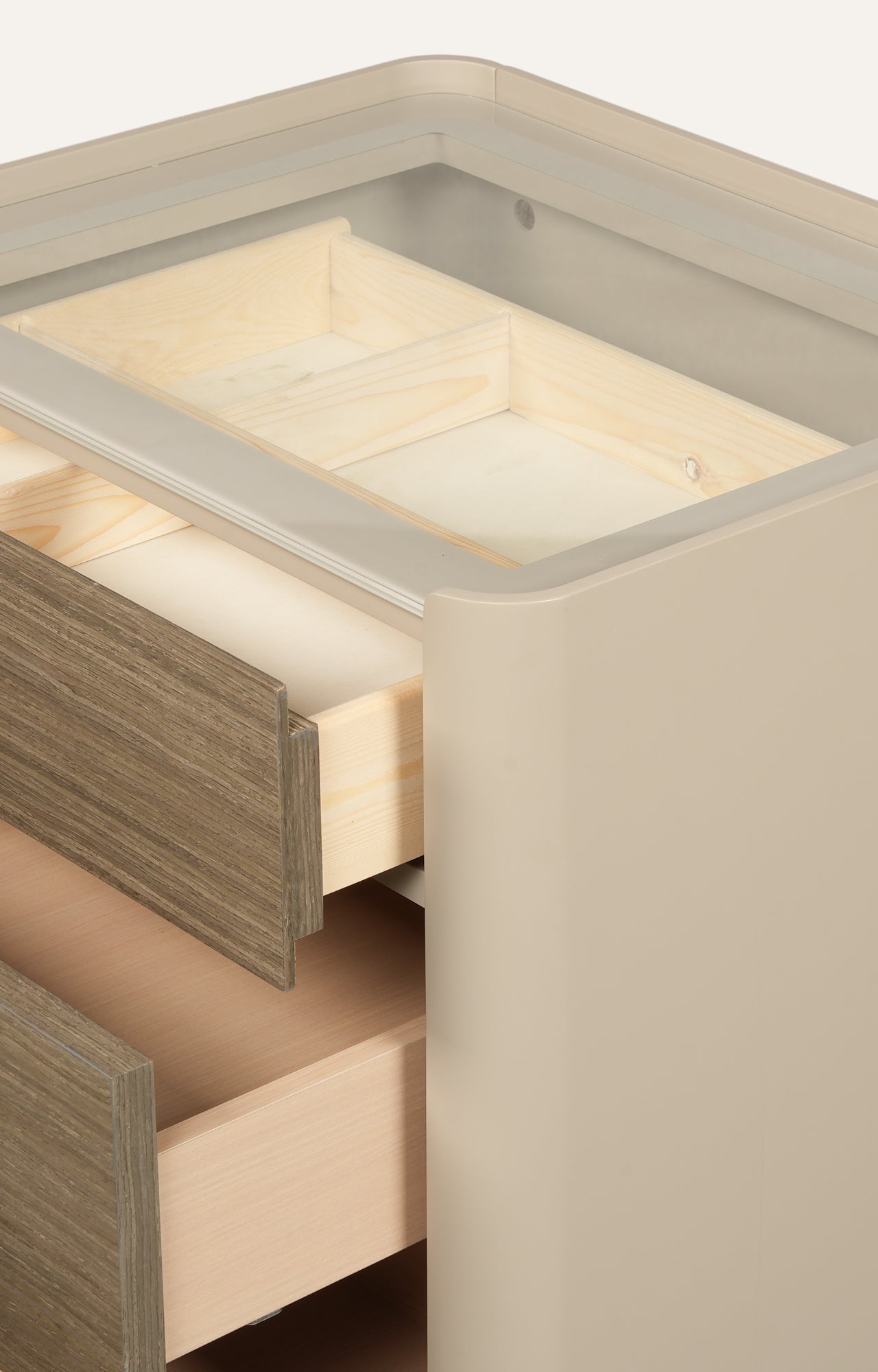 Three-Drawer Nightstand