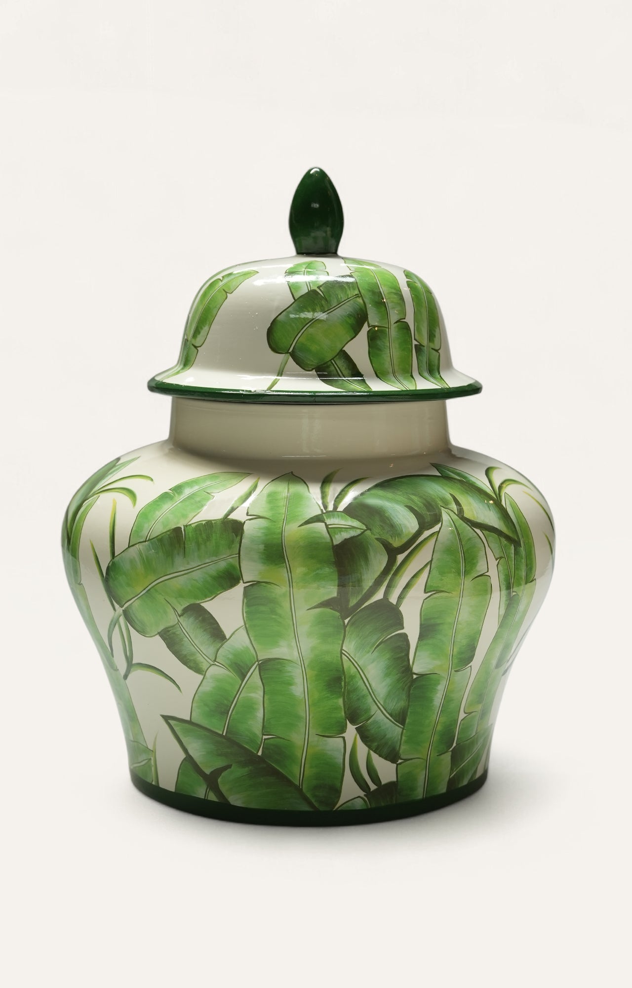 Decorative ceramic jar