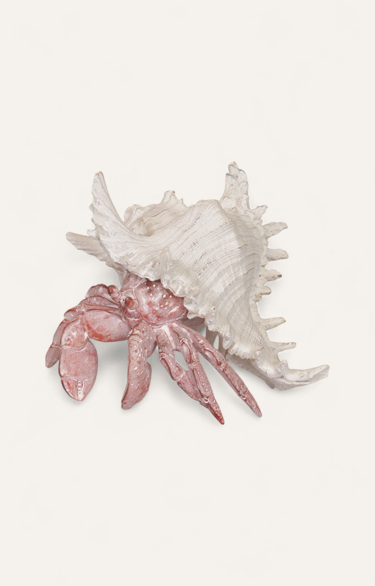 Polyresin Crab Figurine Coastal Decor- Small