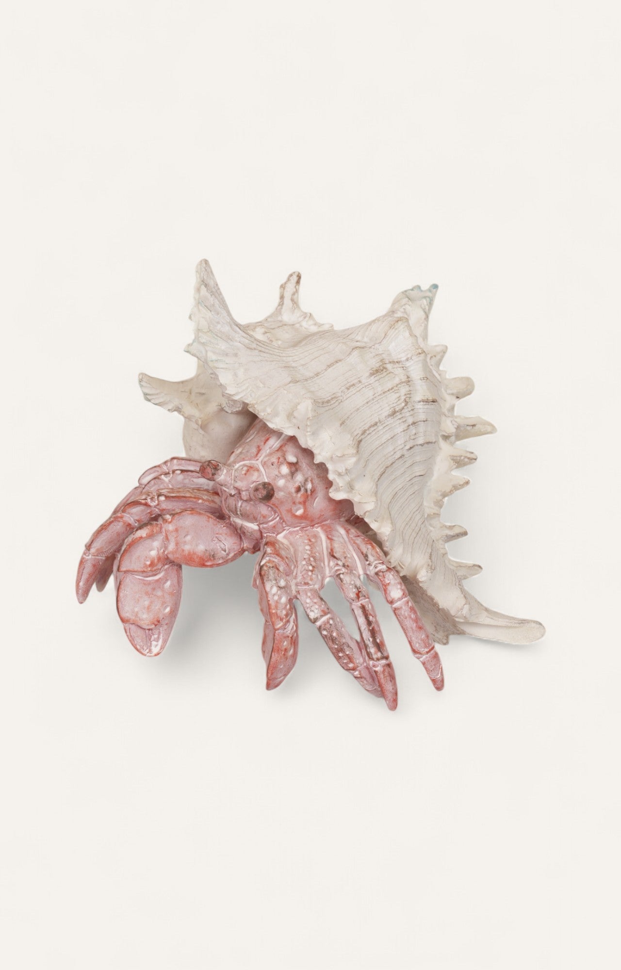 Polyresin Crab Figurine Coastal Decor- Big