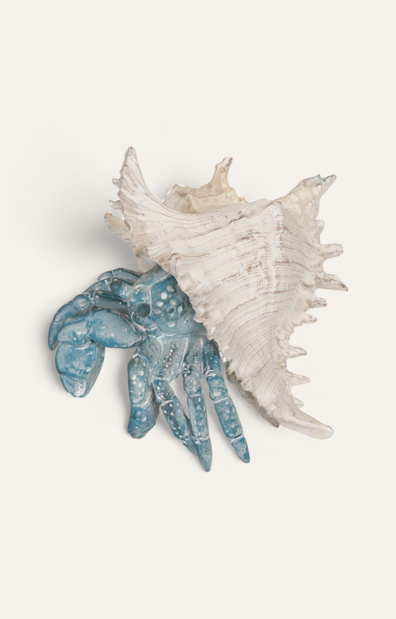 Polyresin Crab Figurine Coastal Decor- Big