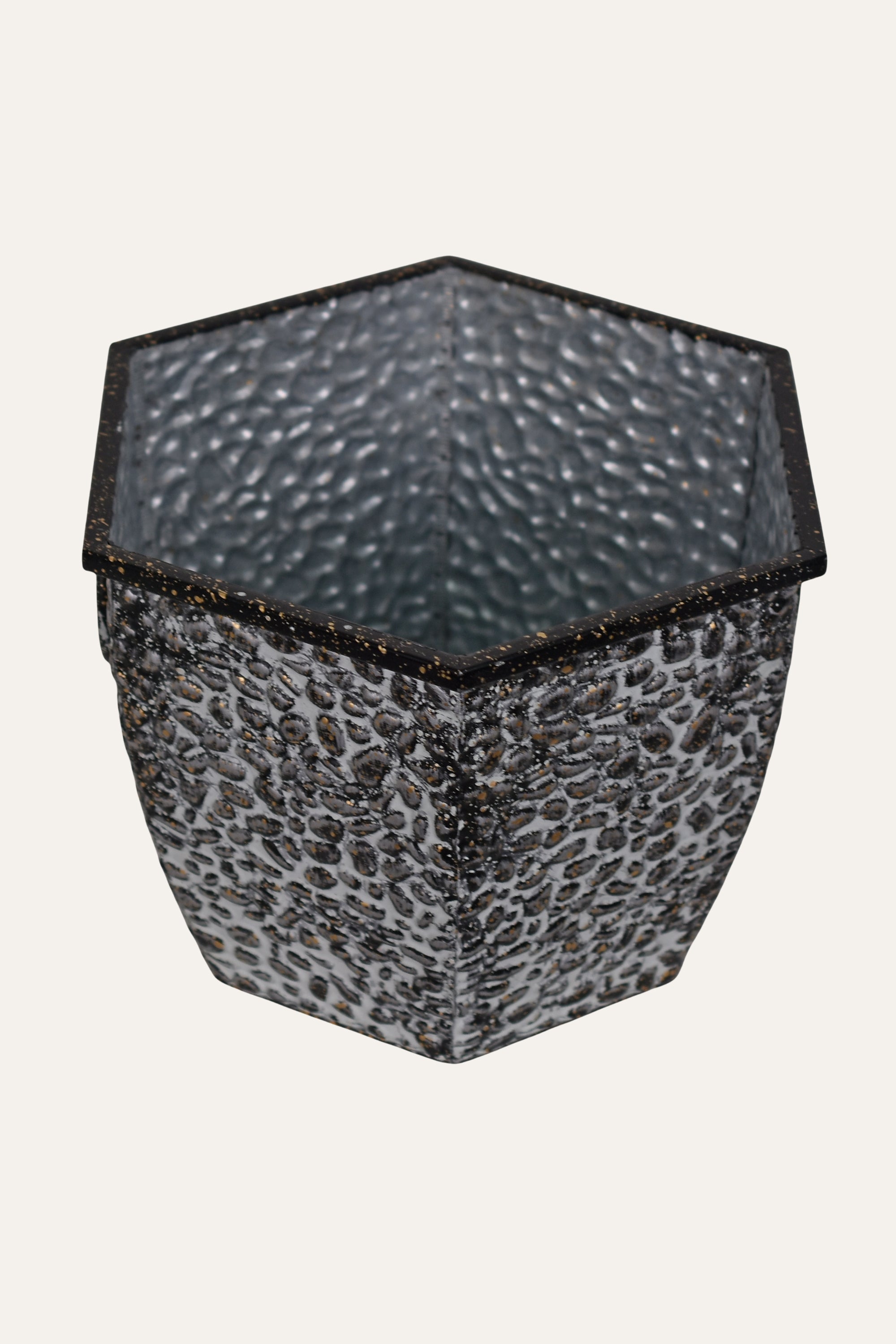 Metal Square Vase