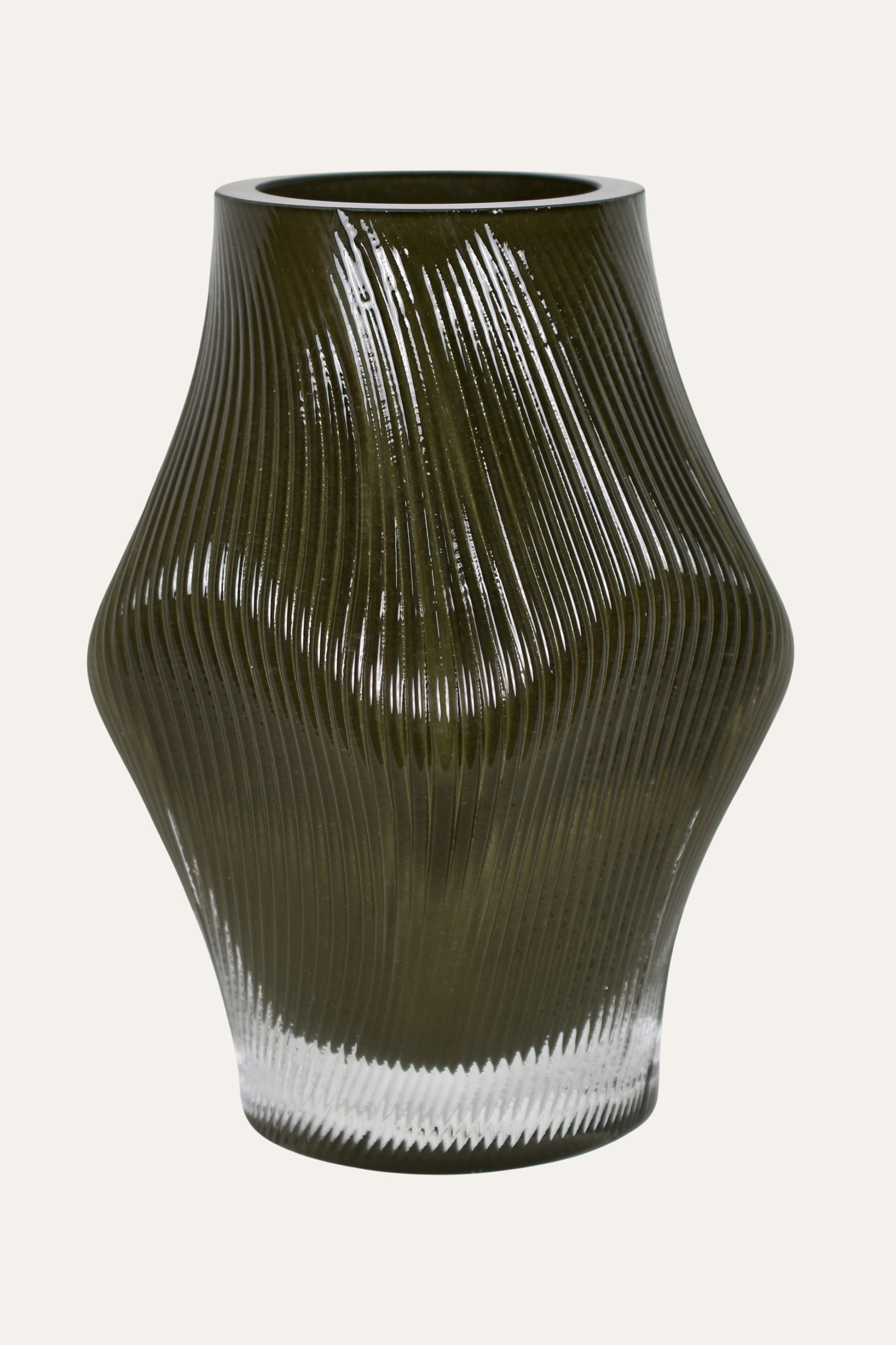 Green Glass Vase