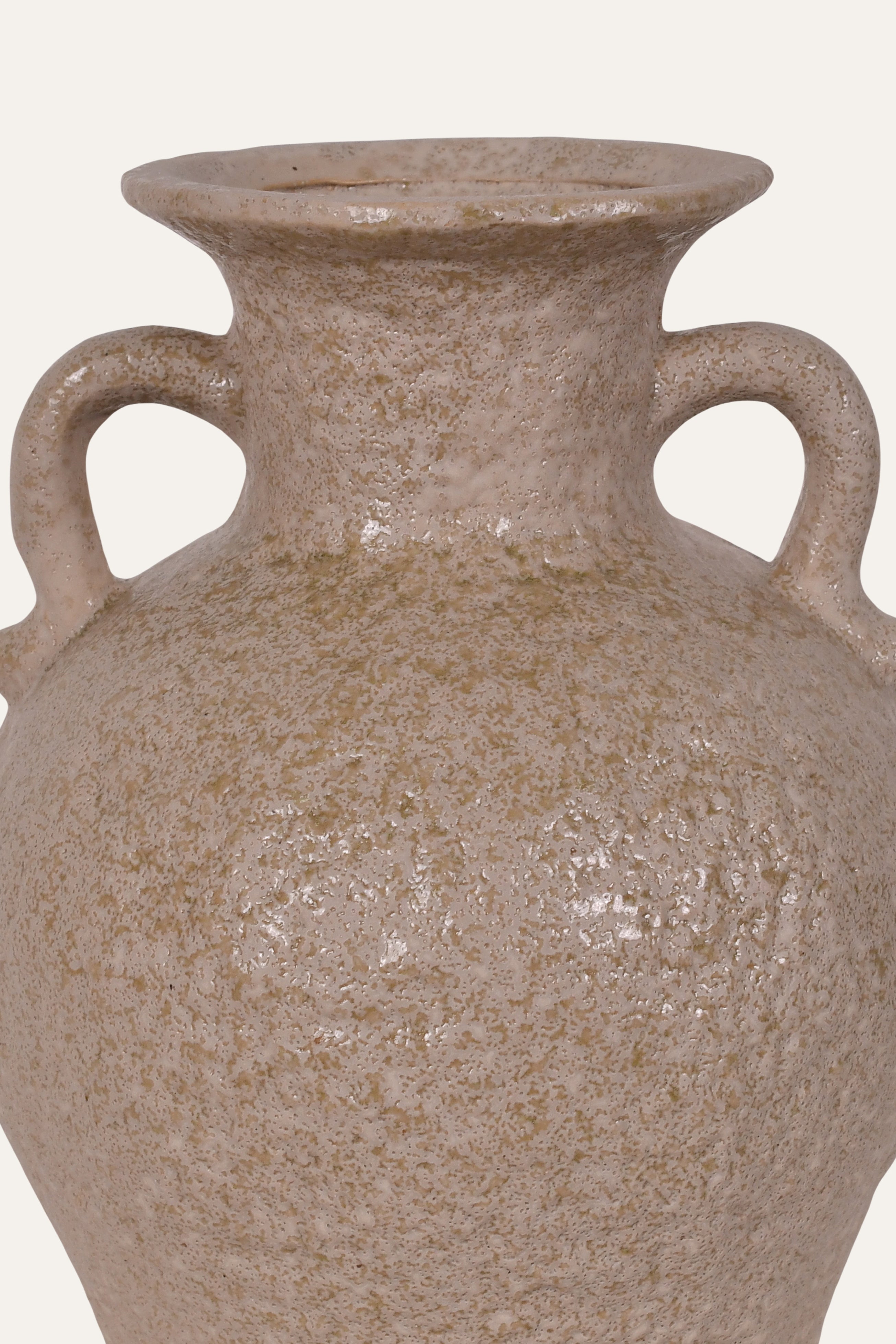 Brown ceramic vase 
