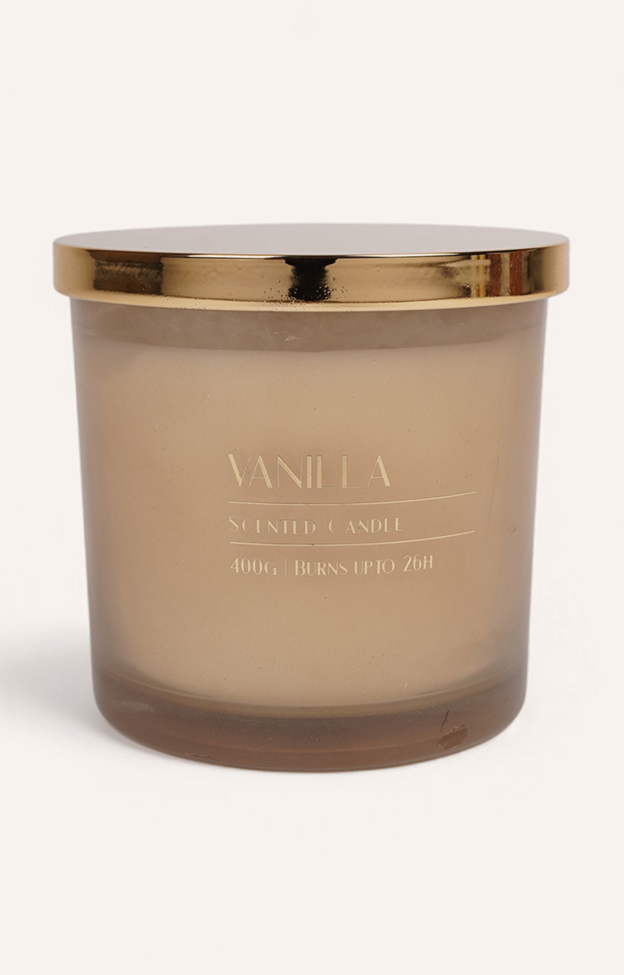 Vanilla scented candle