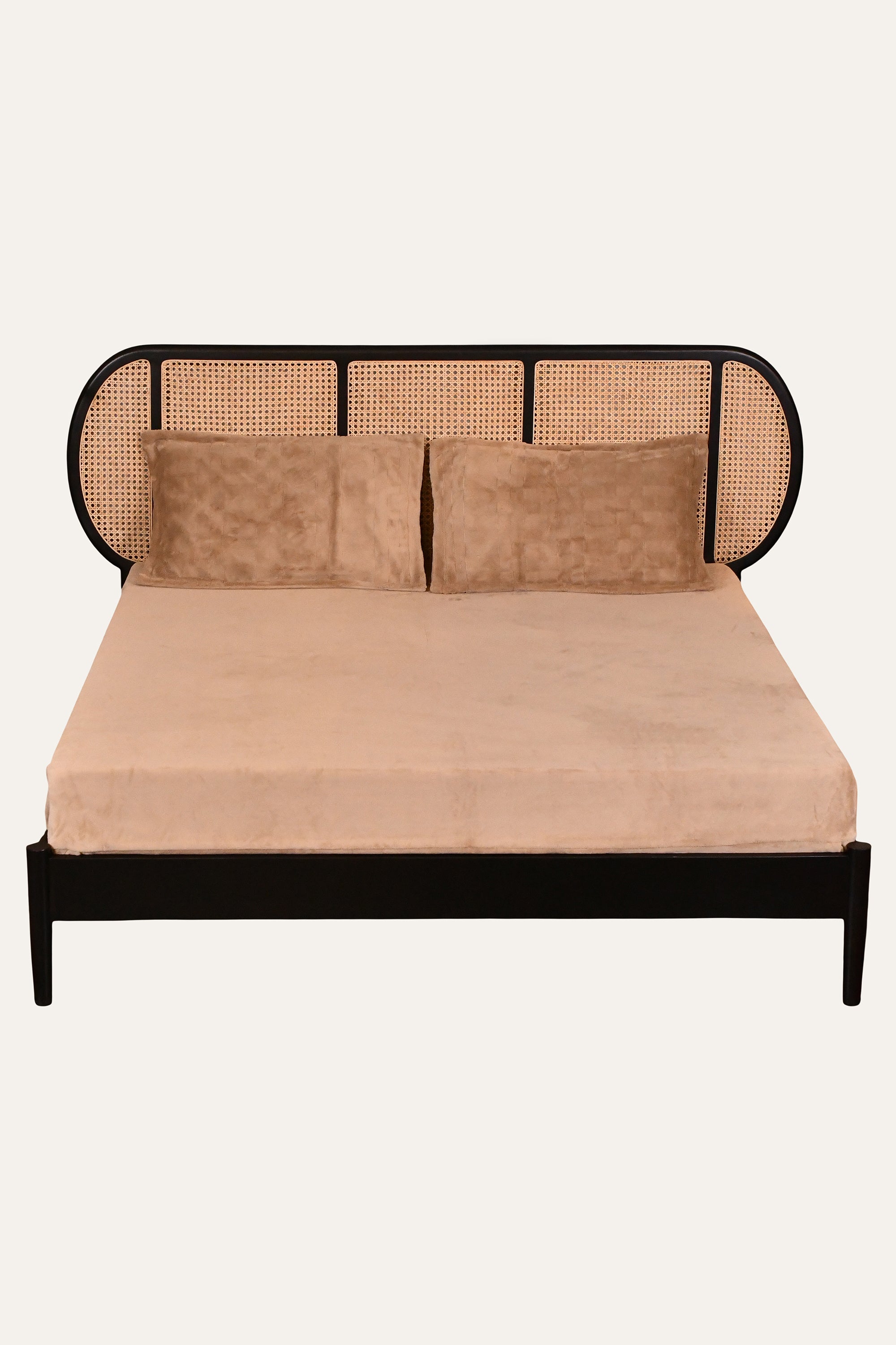 Velvet Bedding Set with Sham Pillows