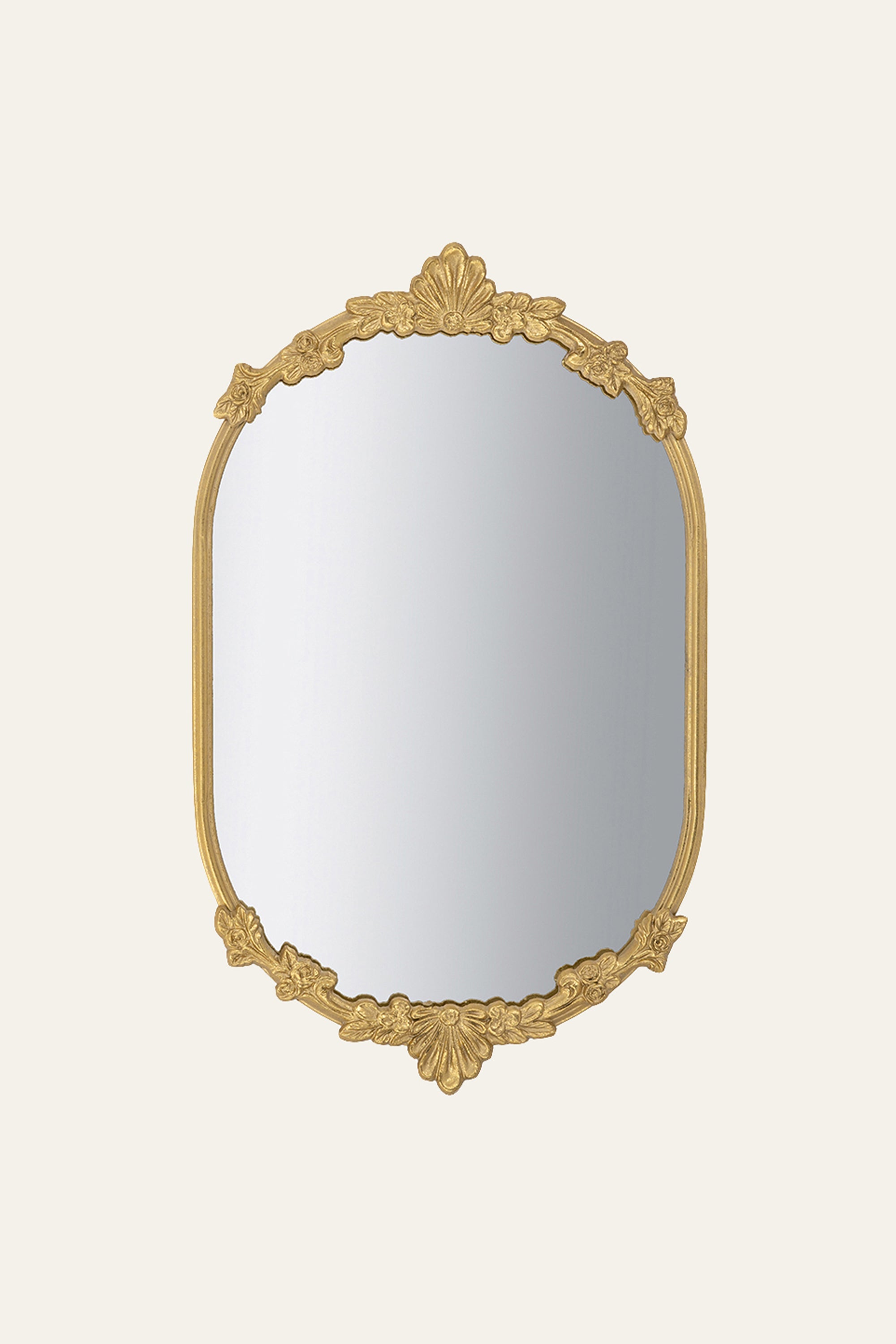 Vintage Gold Metal Mirror for Luxury Home Decor
