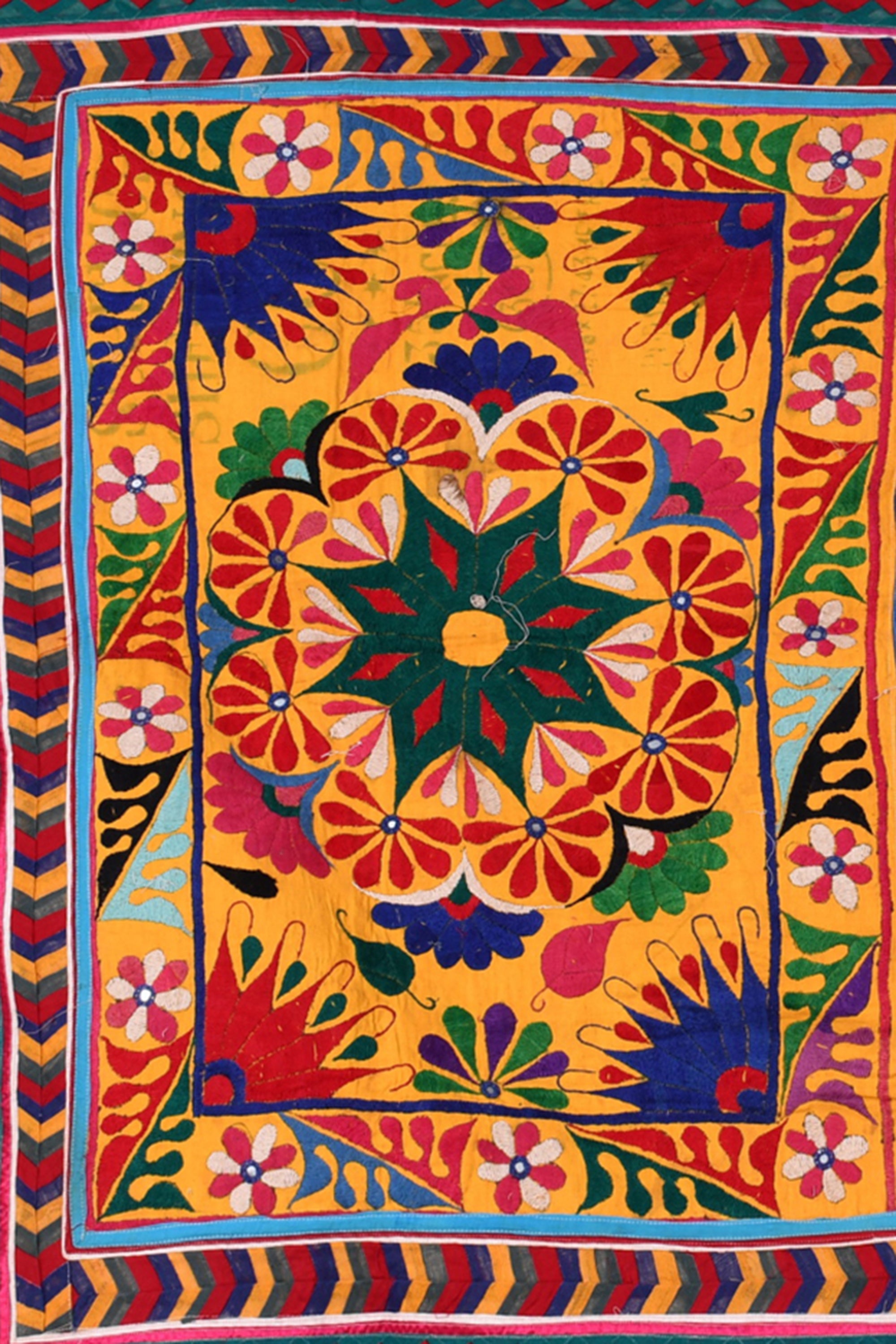 Vintage Indian Textile Wall Hanging