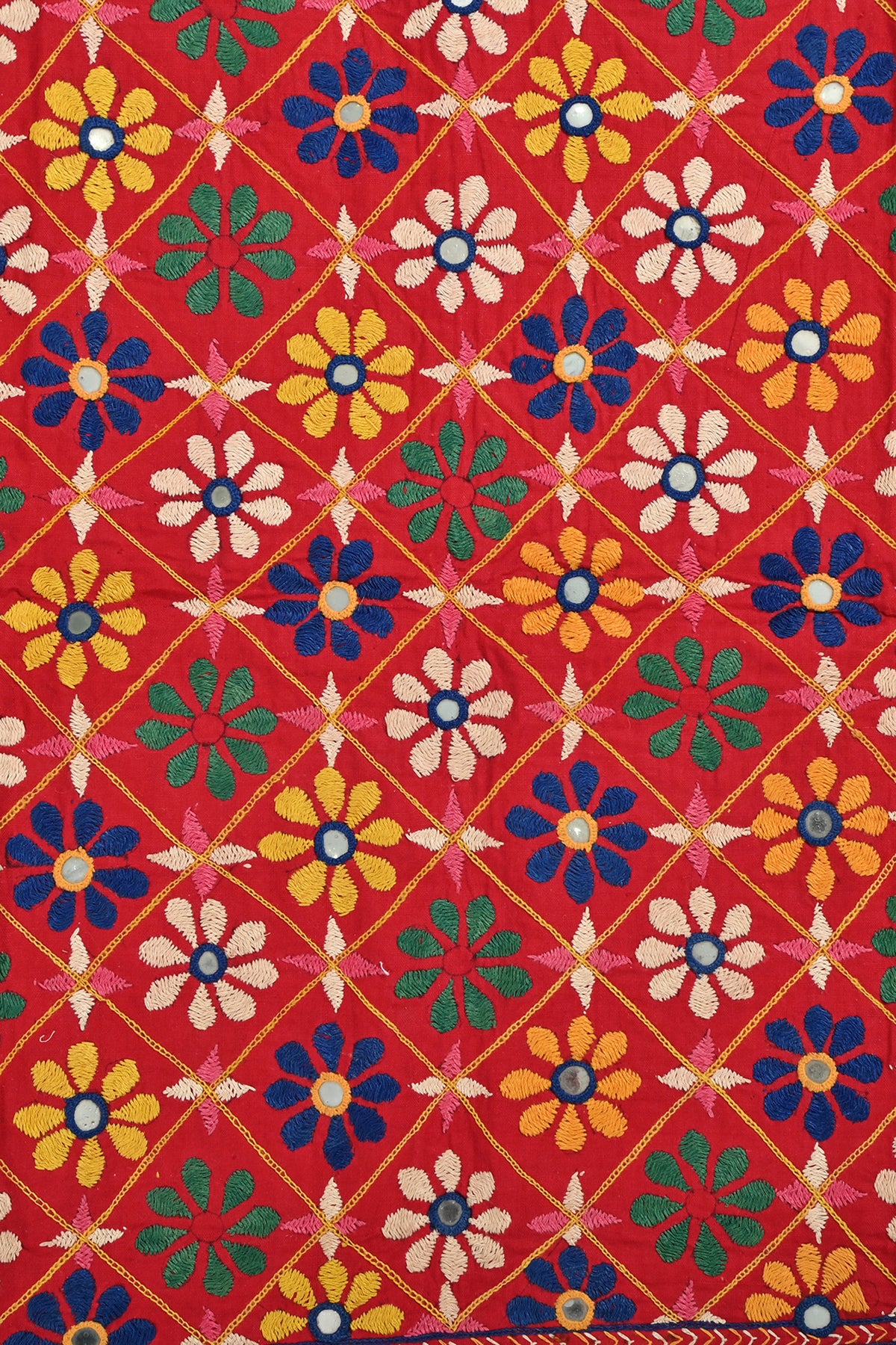 Vintage Indian textile wall art