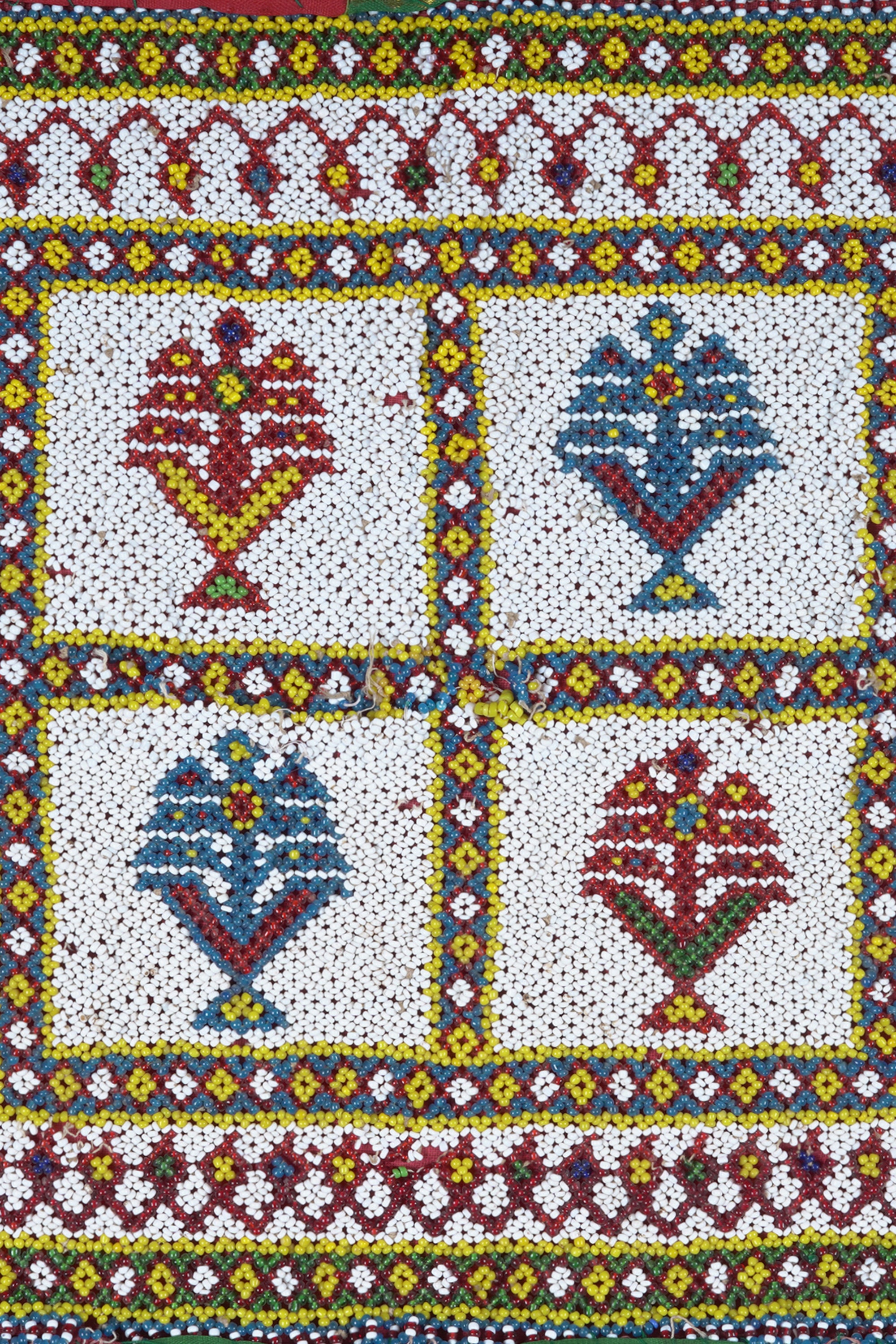 Vintage Kutch Beadwork Textile Wall Art