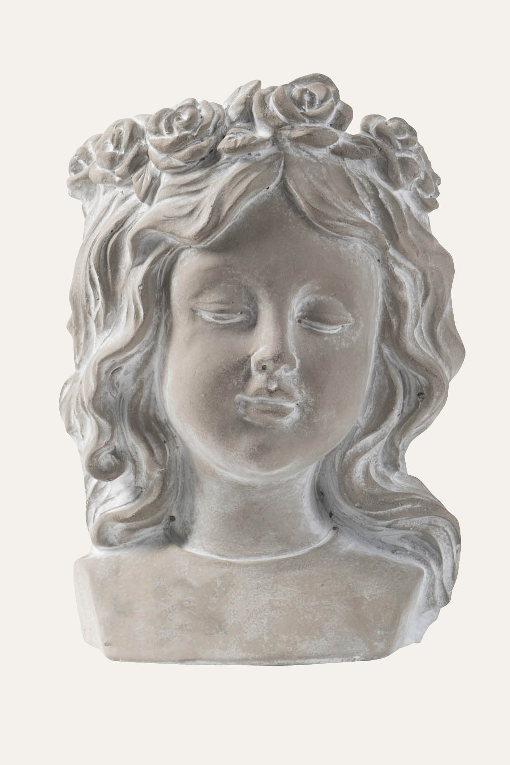Vintage Lady Face Wall Planter