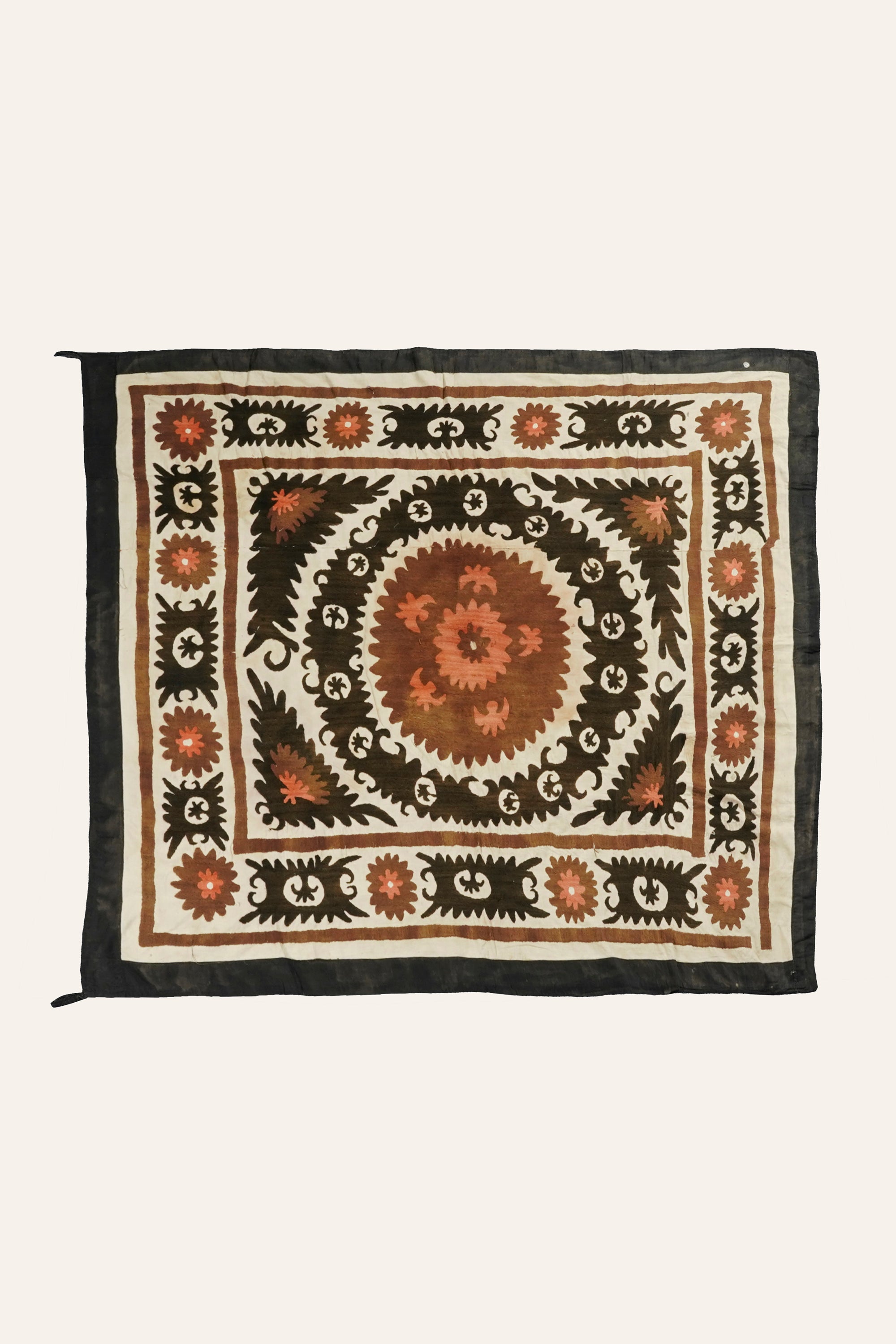 Vintage Suzani textile wall hanging