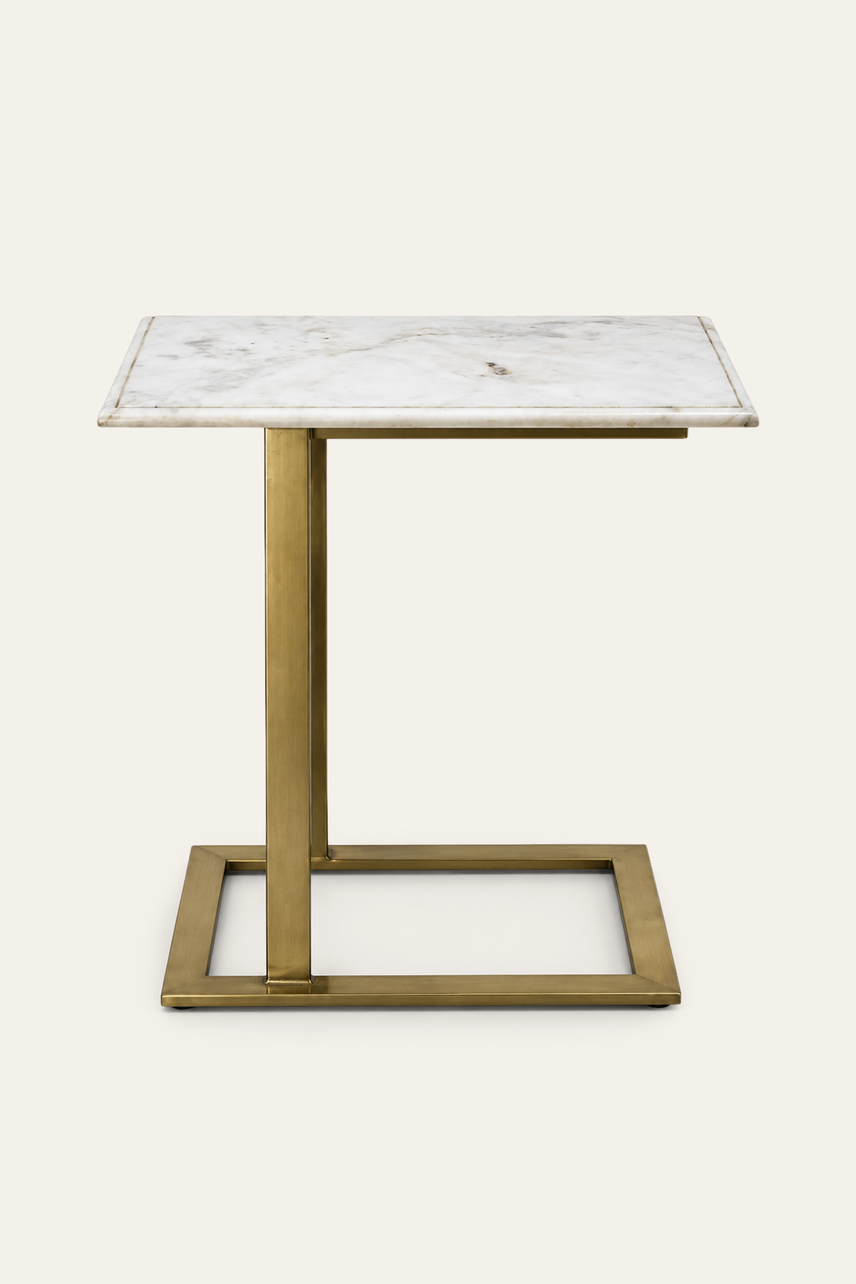 White Marble Side Table