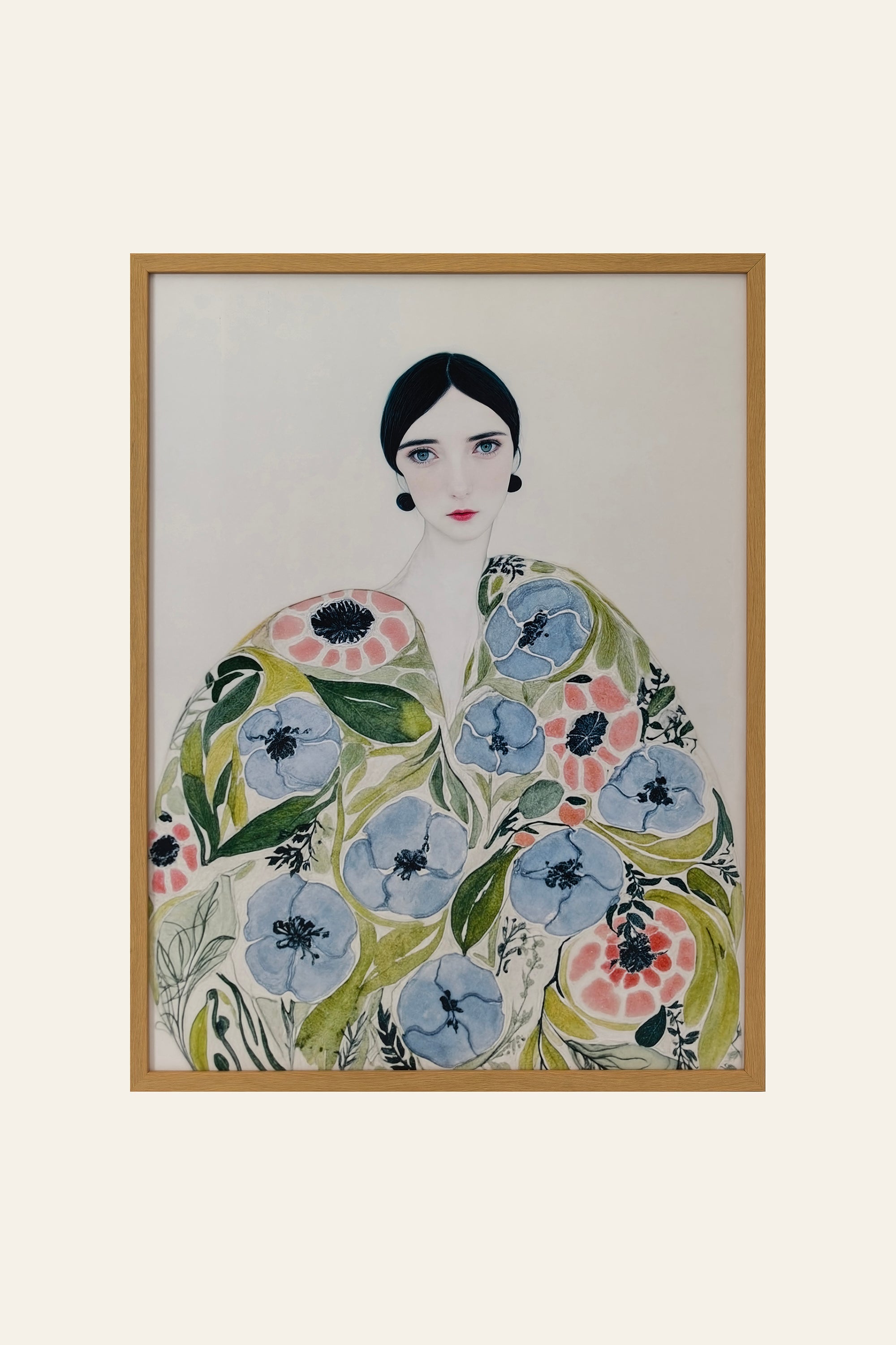 Woman in Bloom Portrait