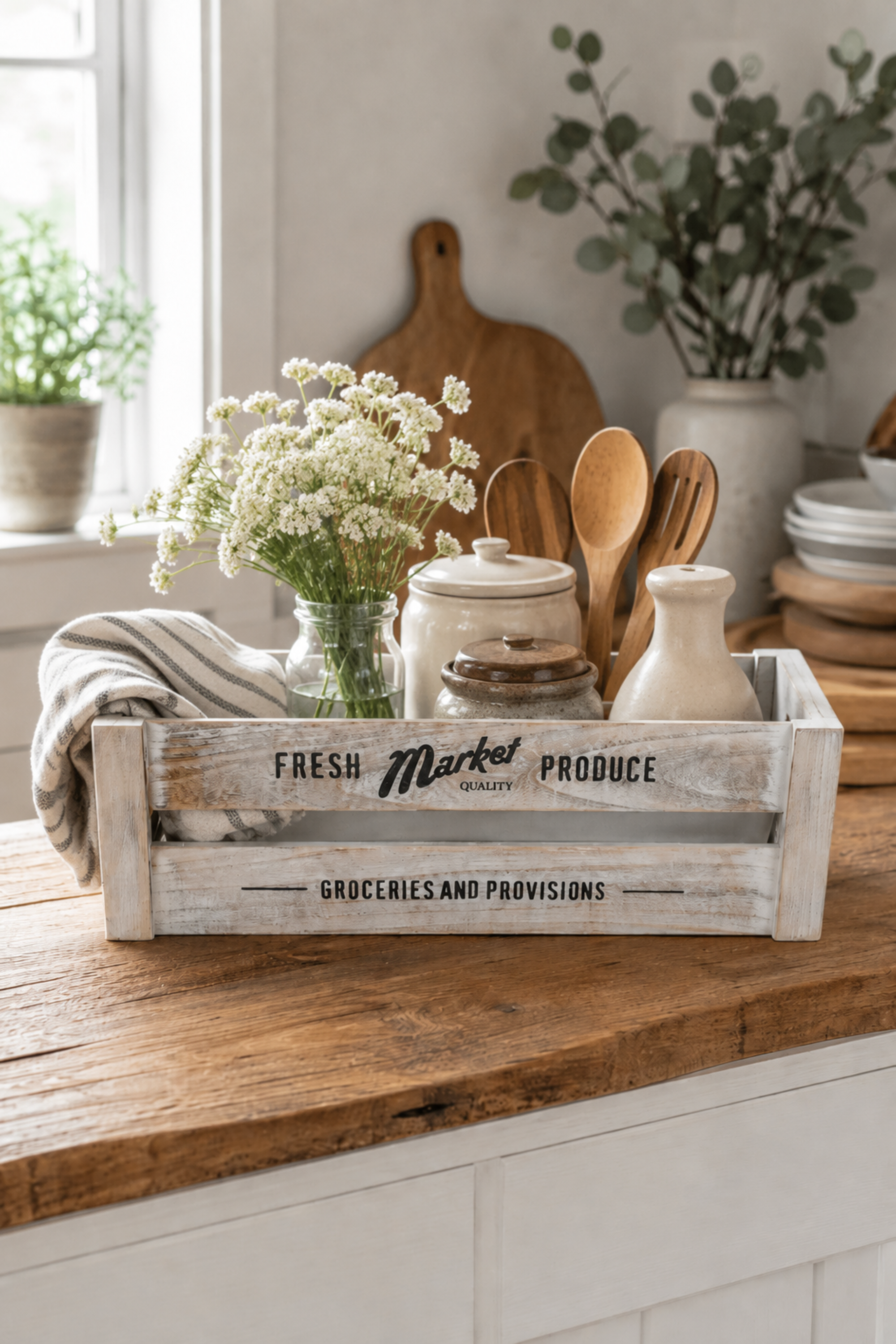 Wooden Basket Crate - Extra Large