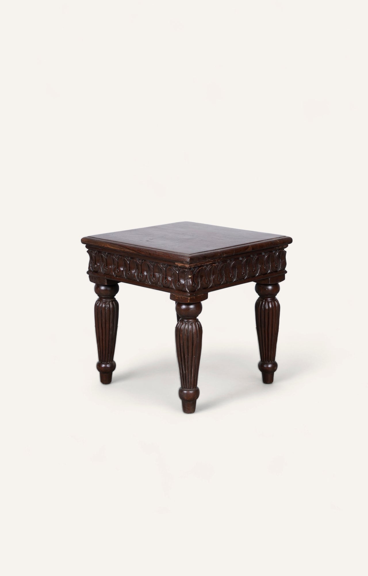 Wooden Carved Side Table_main