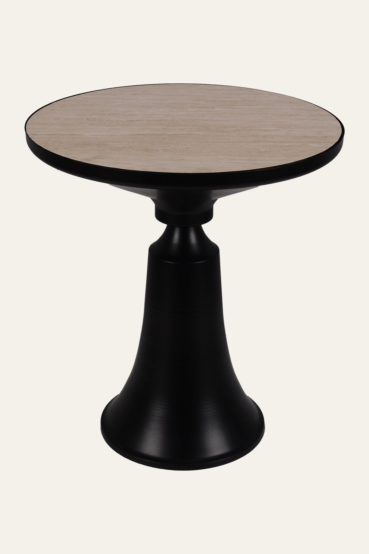 Wooden Hourglass Side Table