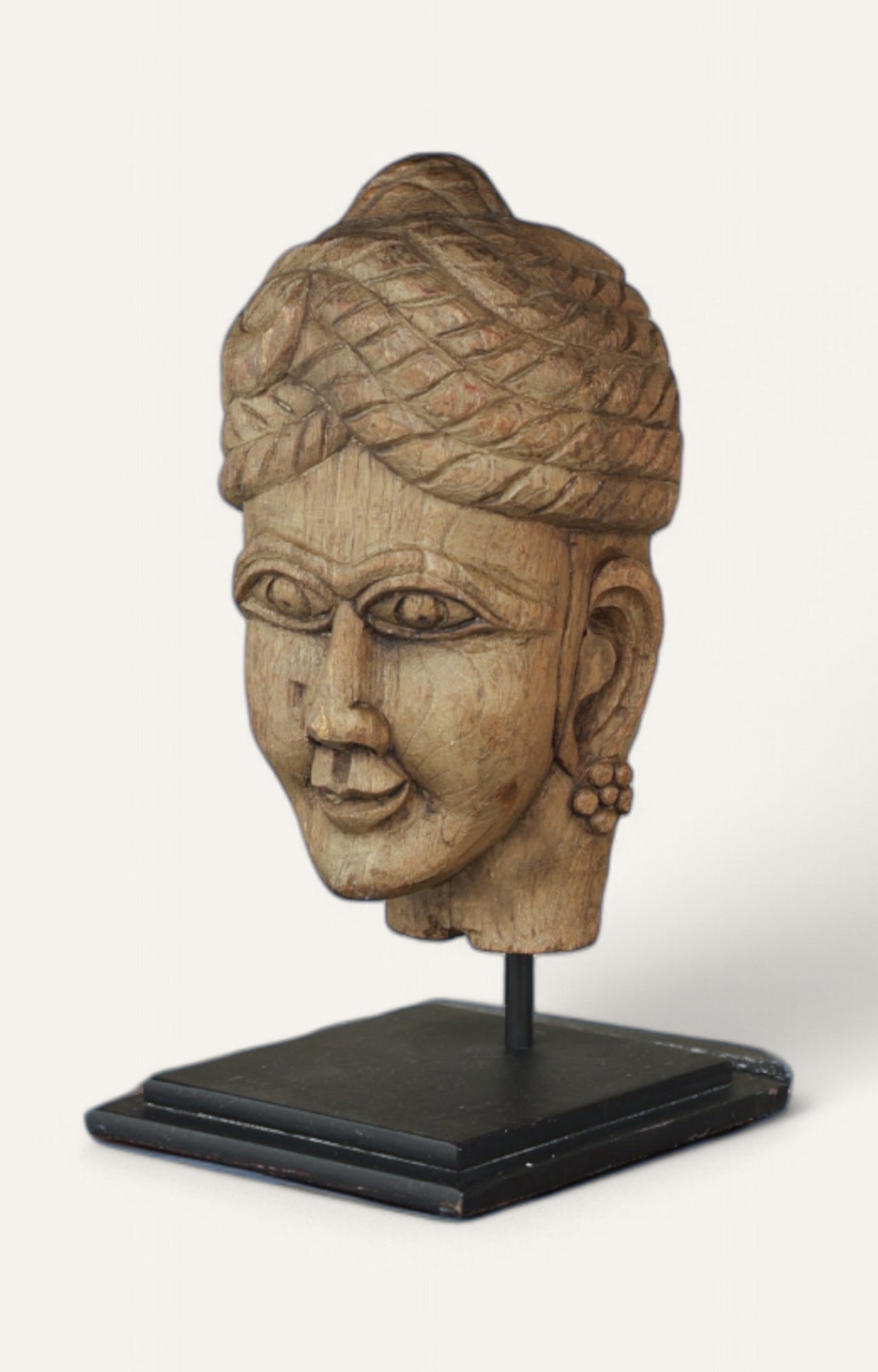 Wooden Indian Man Figurine