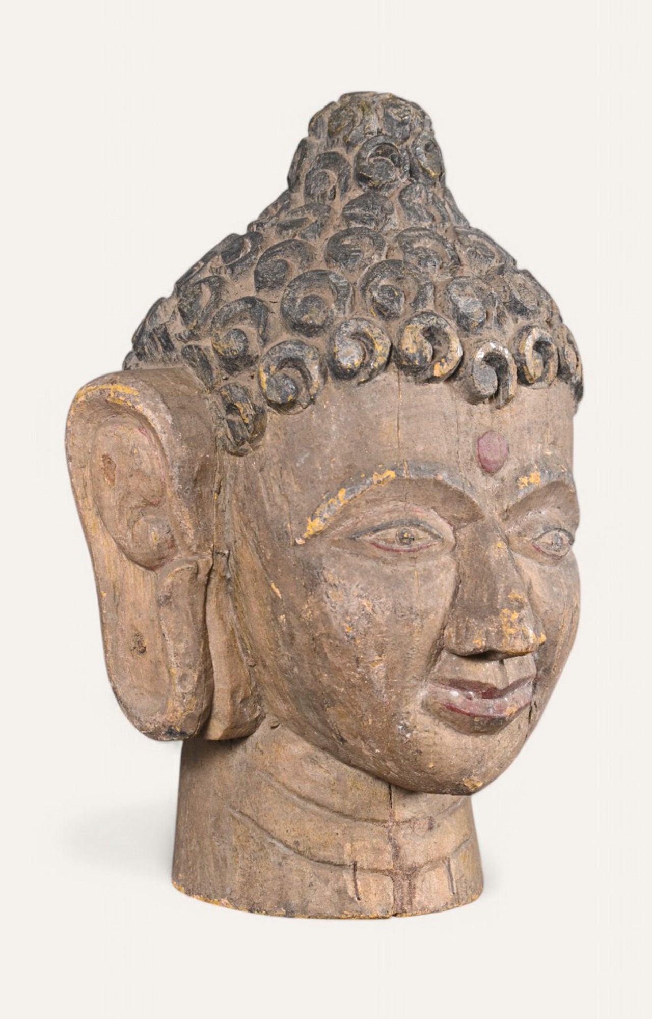 Wooden Wall Mask of Buddha