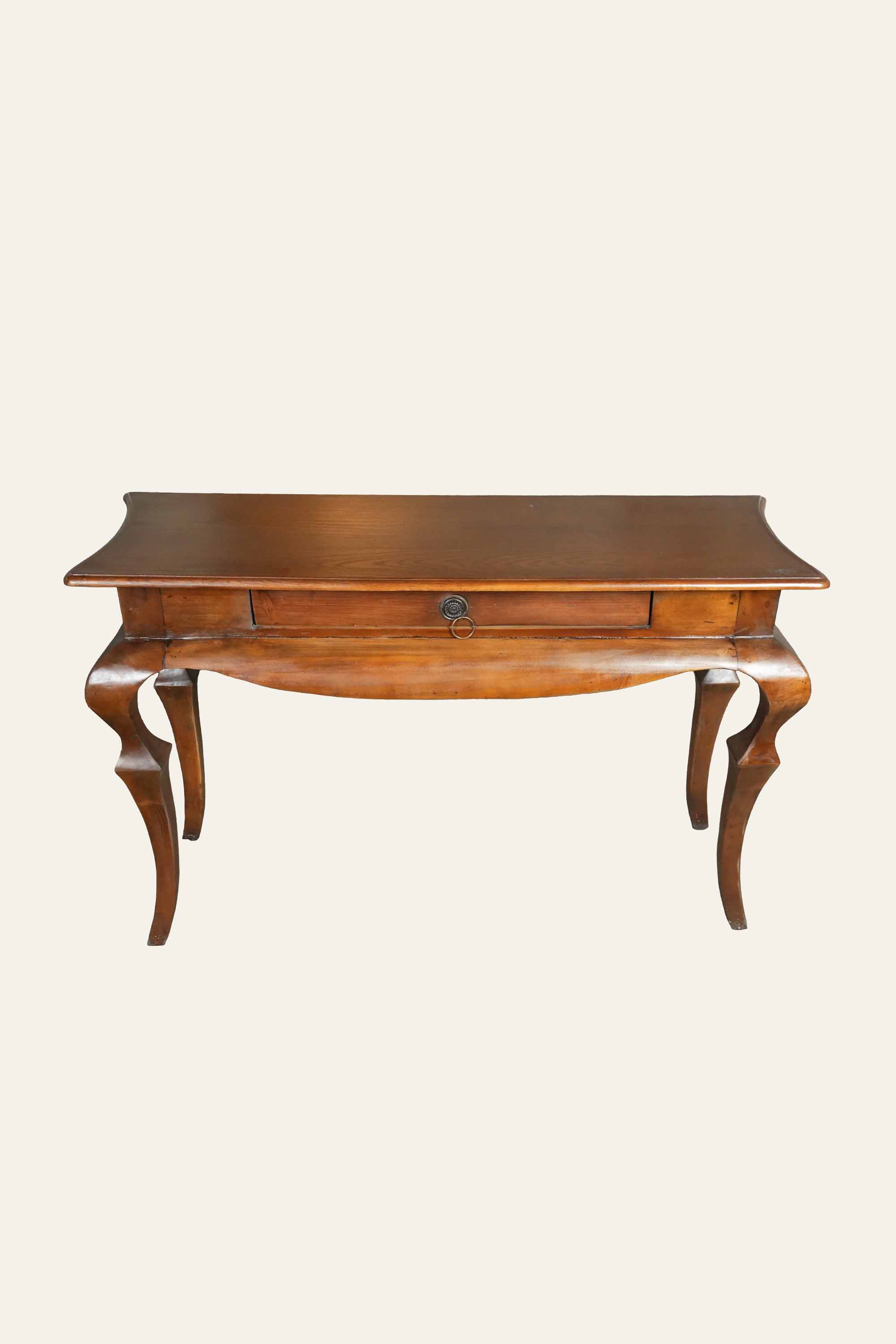 Wooden study table with storage drawer