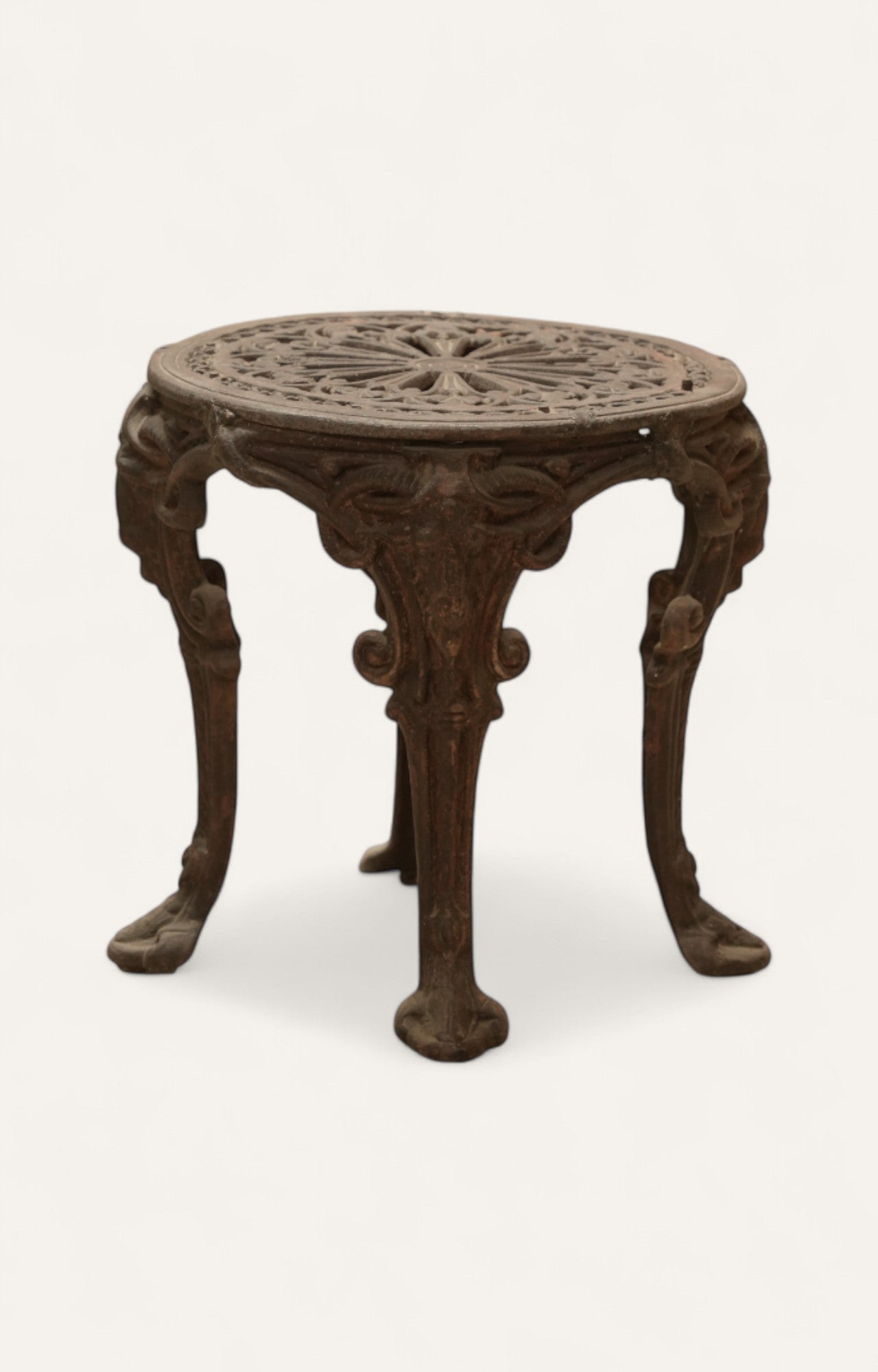 Wrought Iron Outdoor Side Table